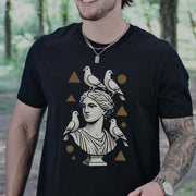 Pigeons & Statues T-Shirt – Minimalist Greek Vibes Tee