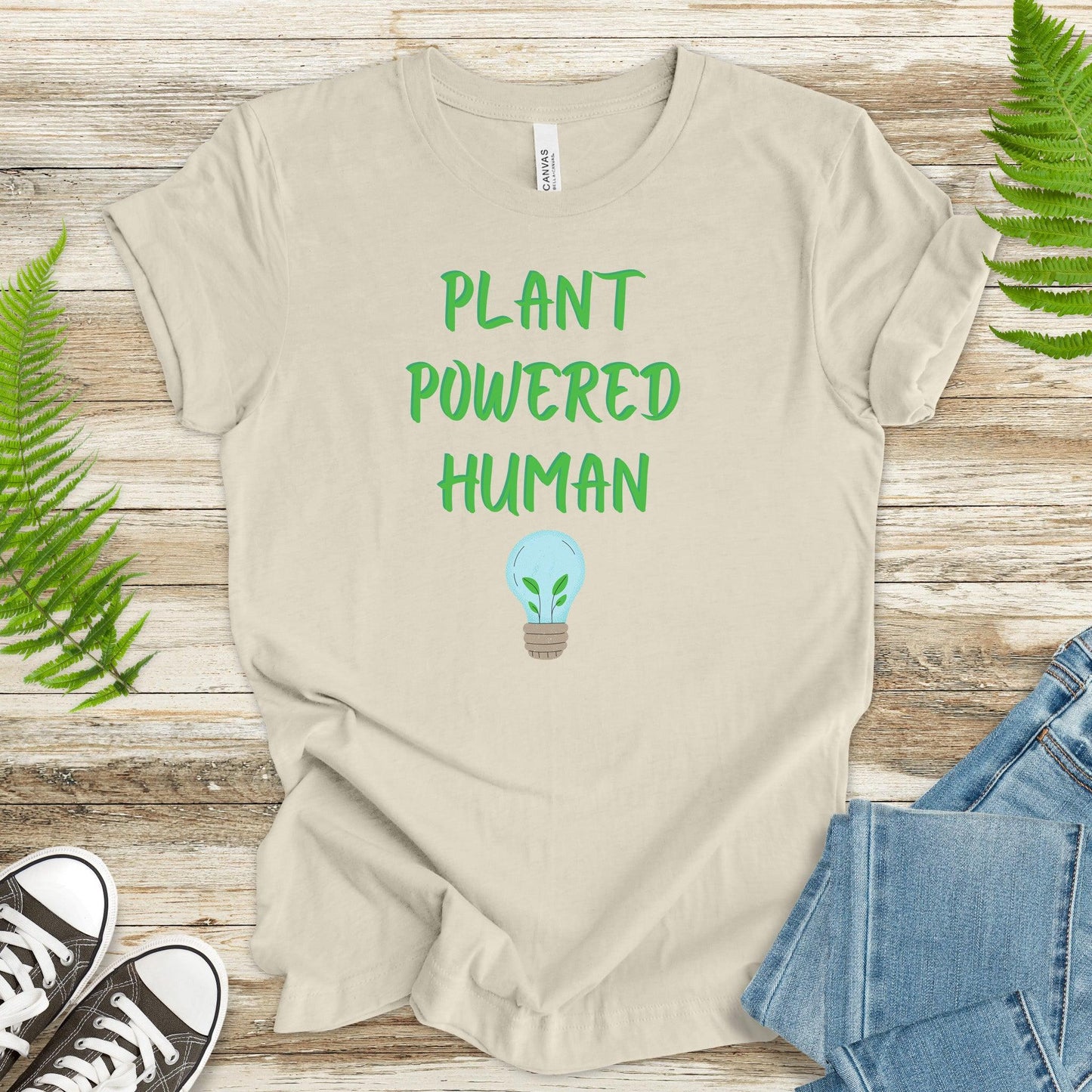 Plant Powered Human T-Shirt - TShirtree