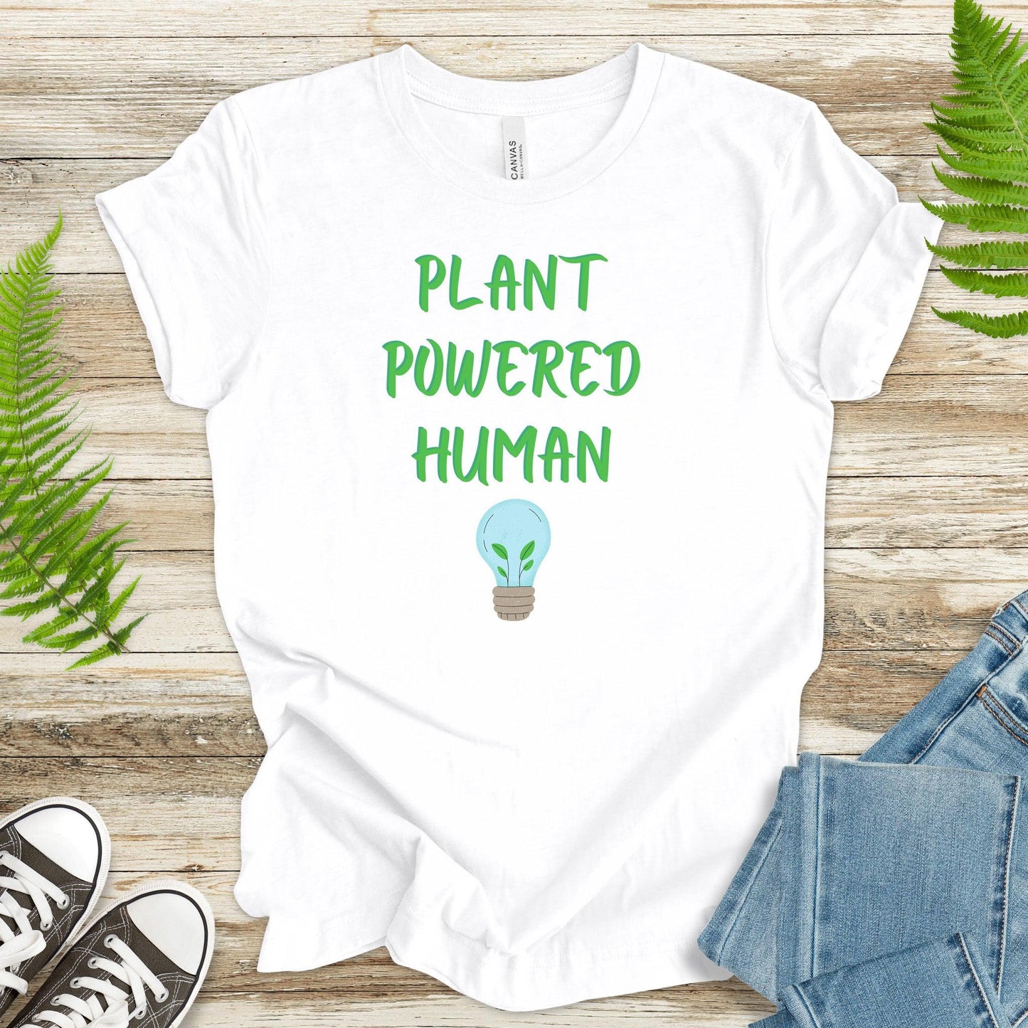 Plant Powered Human T-Shirt - TShirtree