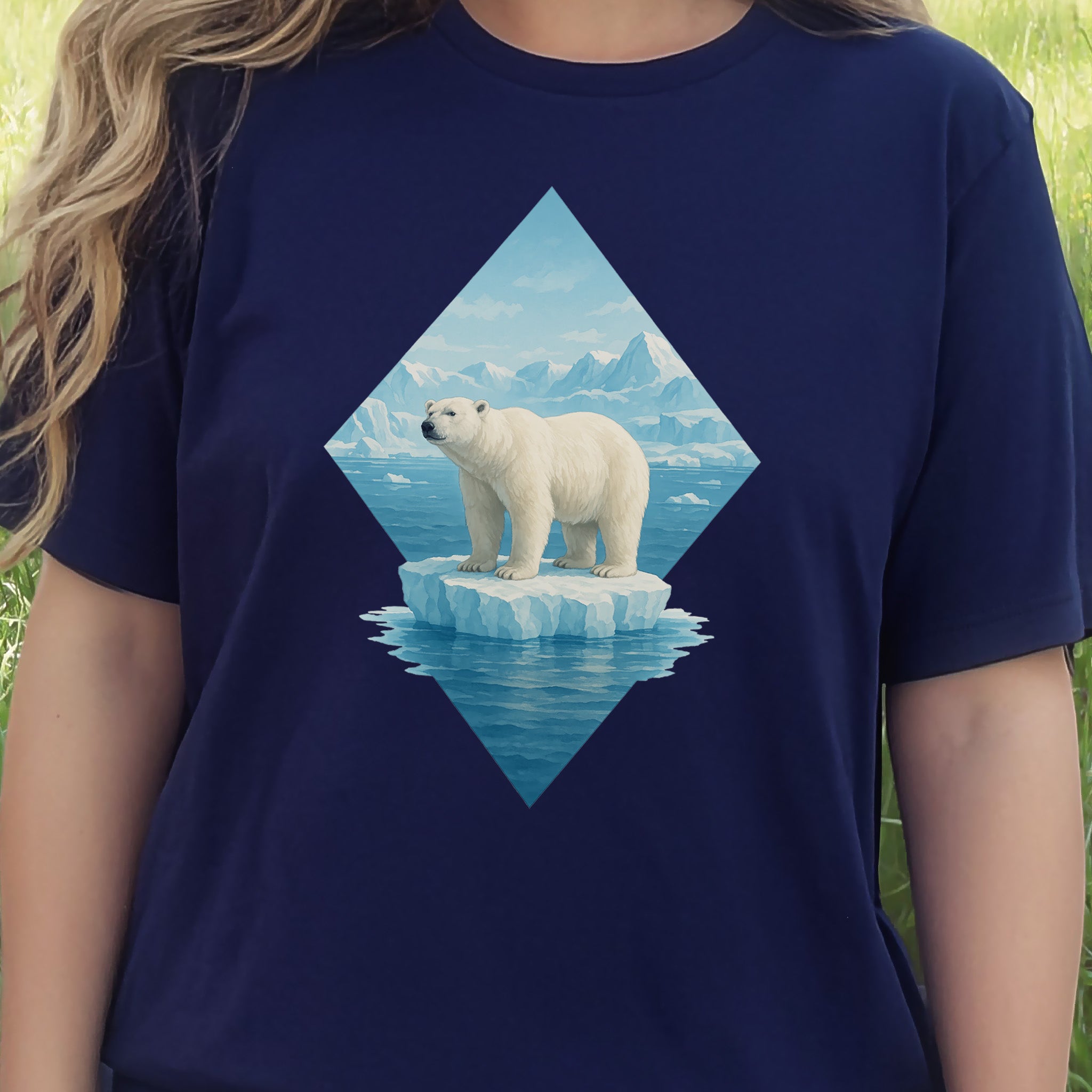 Polar Bear Arctic T-Shirt – Majestic Winter Wildlife Vintage Tee
