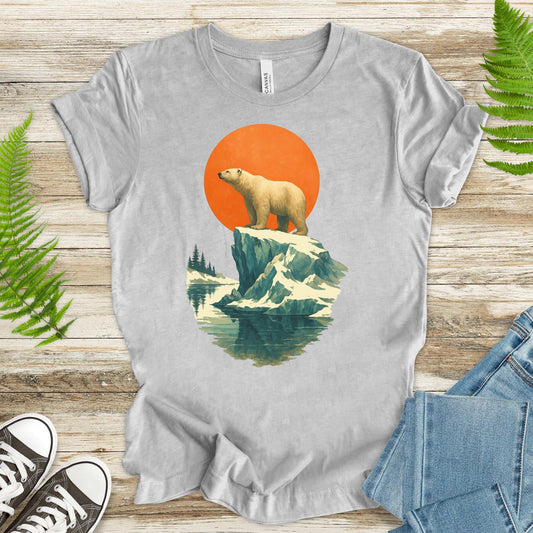 Vintage Polar Bear T-Shirt – Japanese Style Arctic Nature Tee