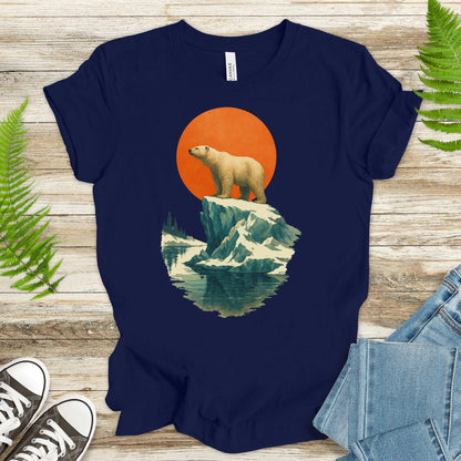 Vintage Polar Bear T-Shirt – Japanese Style Arctic Nature Tee