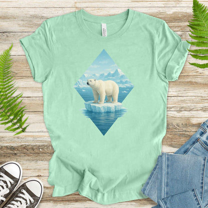 Polar Bear Arctic T-Shirt – Majestic Winter Wildlife Vintage Tee