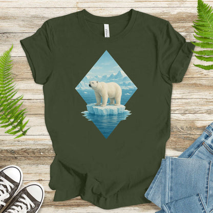 Polar Bear Arctic T-Shirt – Majestic Winter Wildlife Vintage Tee