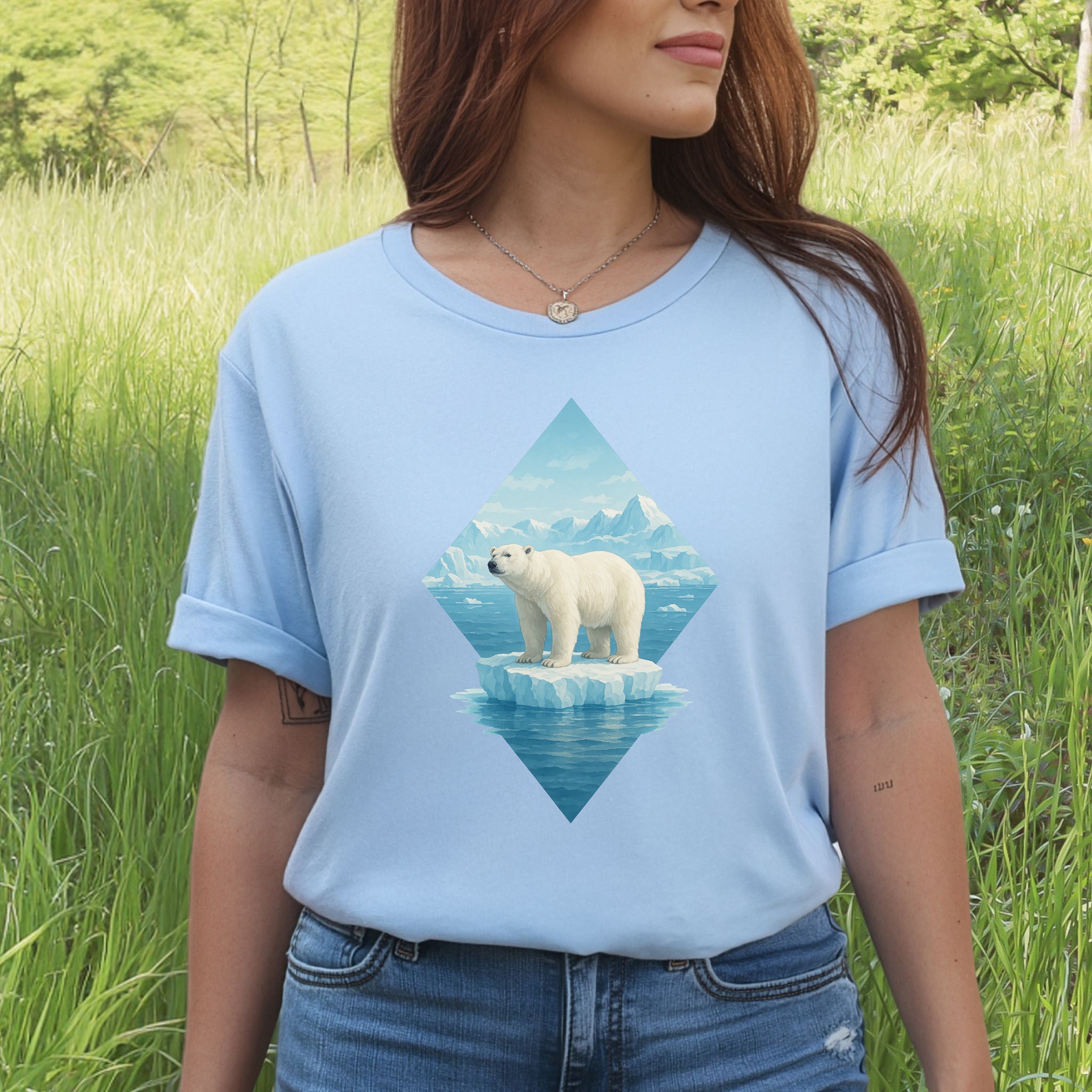 Polar Bear Arctic T-Shirt – Majestic Winter Wildlife Vintage Tee