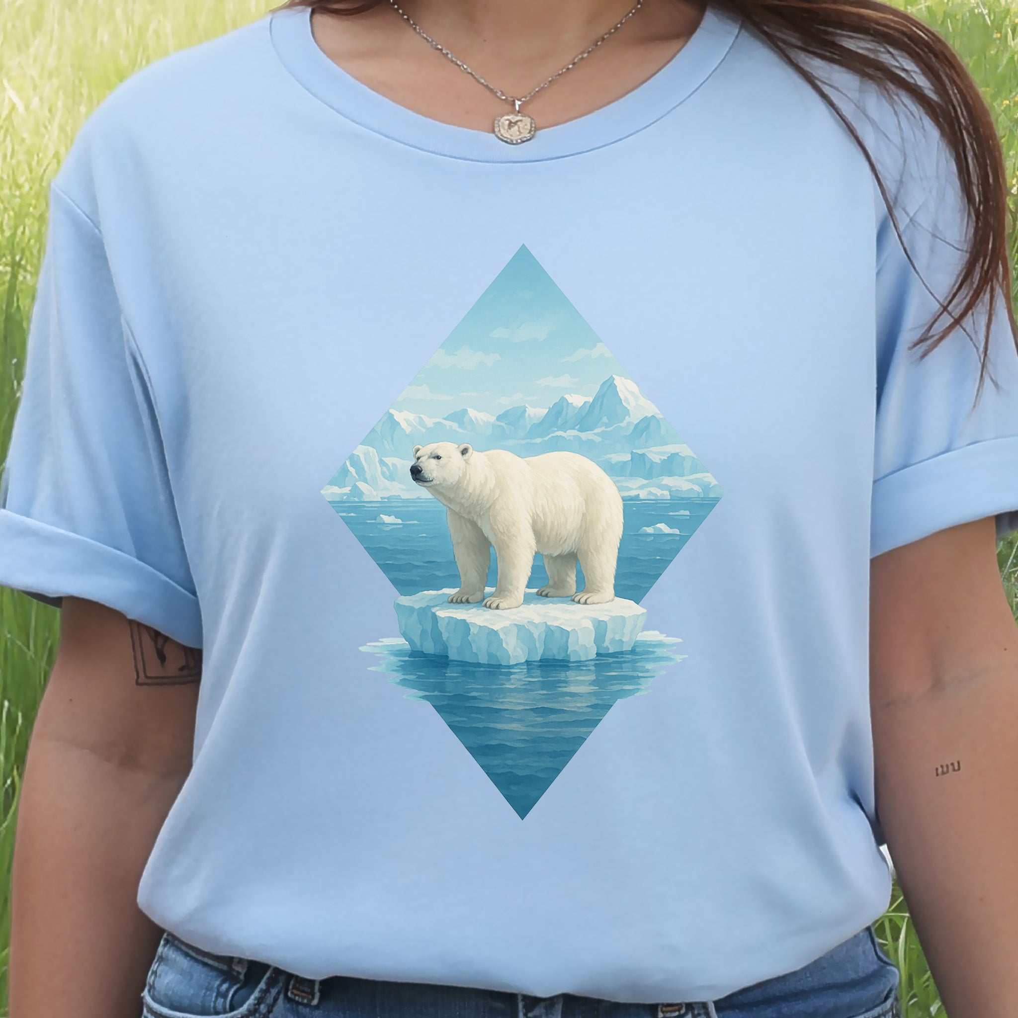 Polar Bear Arctic T-Shirt – Majestic Winter Wildlife Vintage Tee