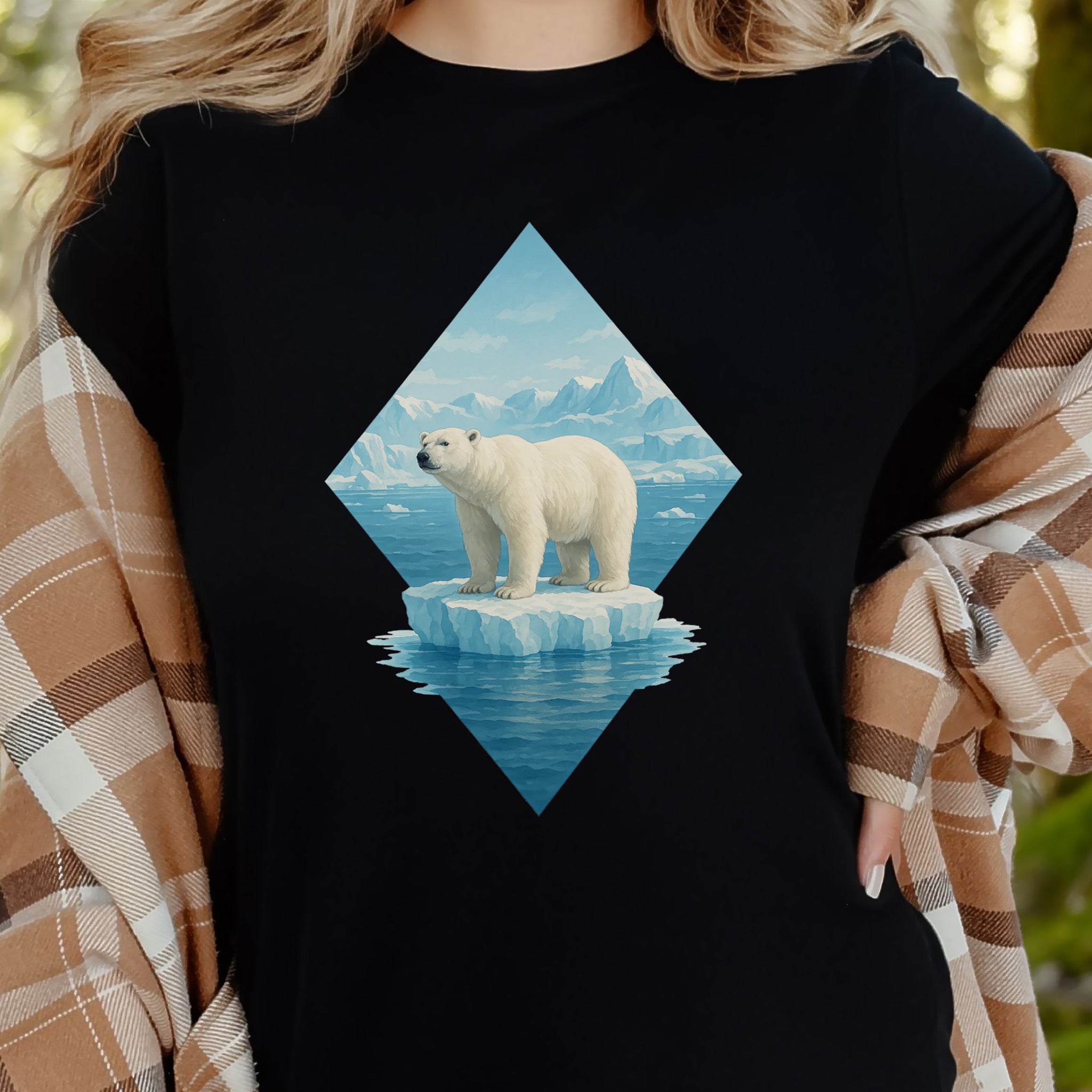 Polar Bear Arctic T-Shirt – Majestic Winter Wildlife Vintage Tee