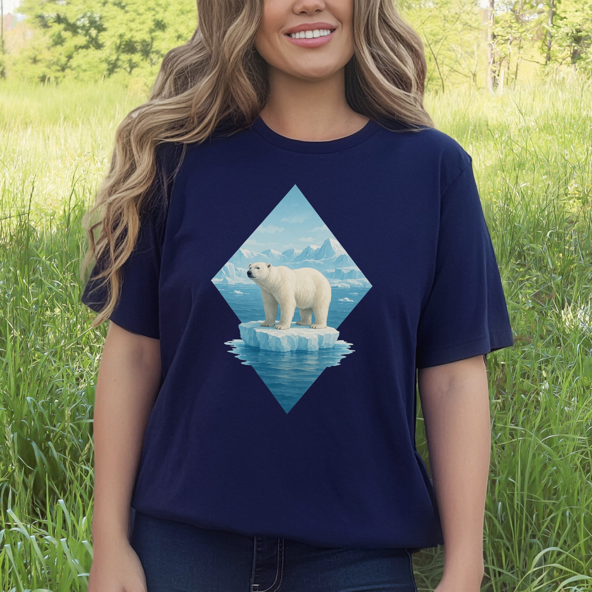 Polar Bear Arctic T-Shirt – Majestic Winter Wildlife Vintage Tee