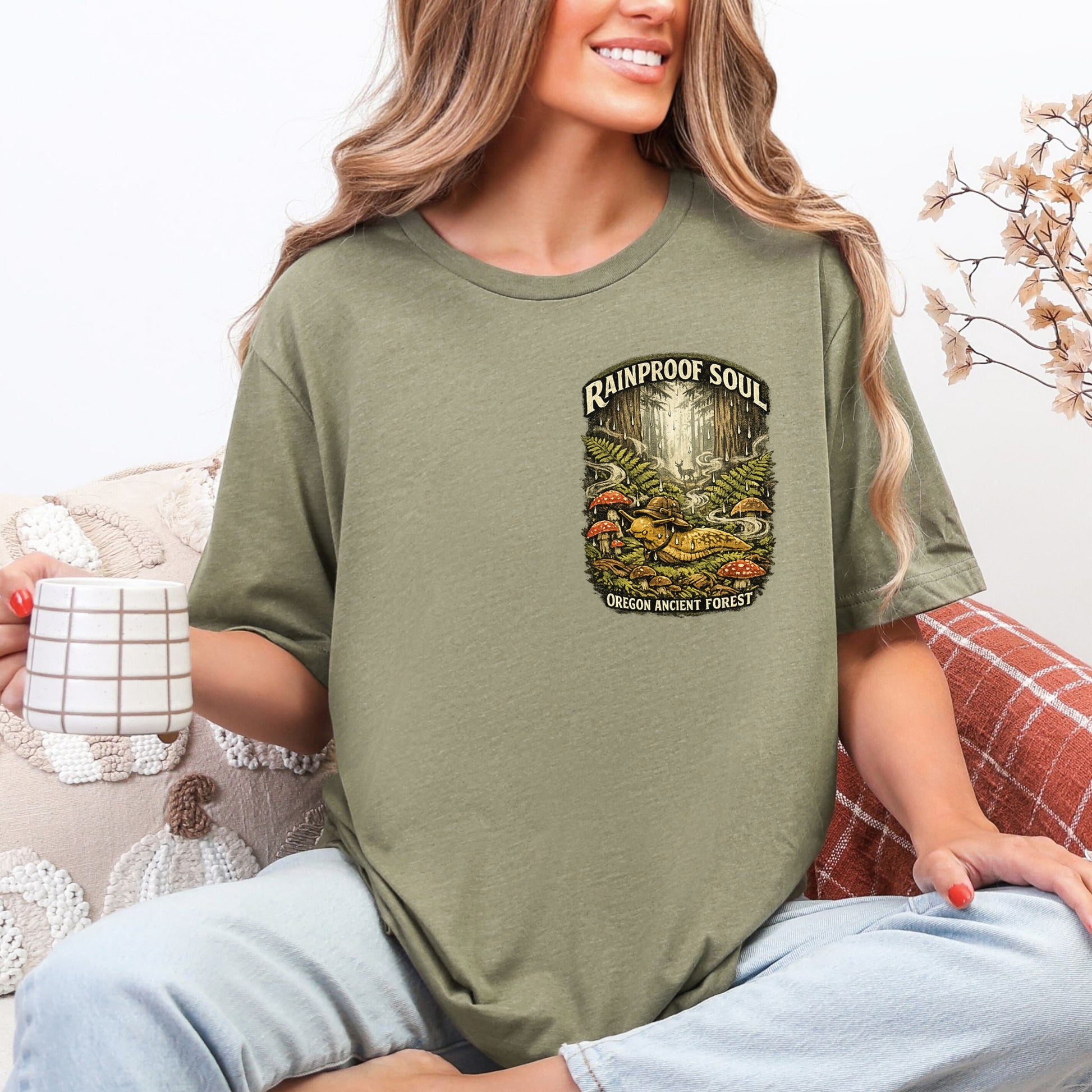 Rainproof Soul Snail Shirt – Oregon Ancient Forest T-Shirt