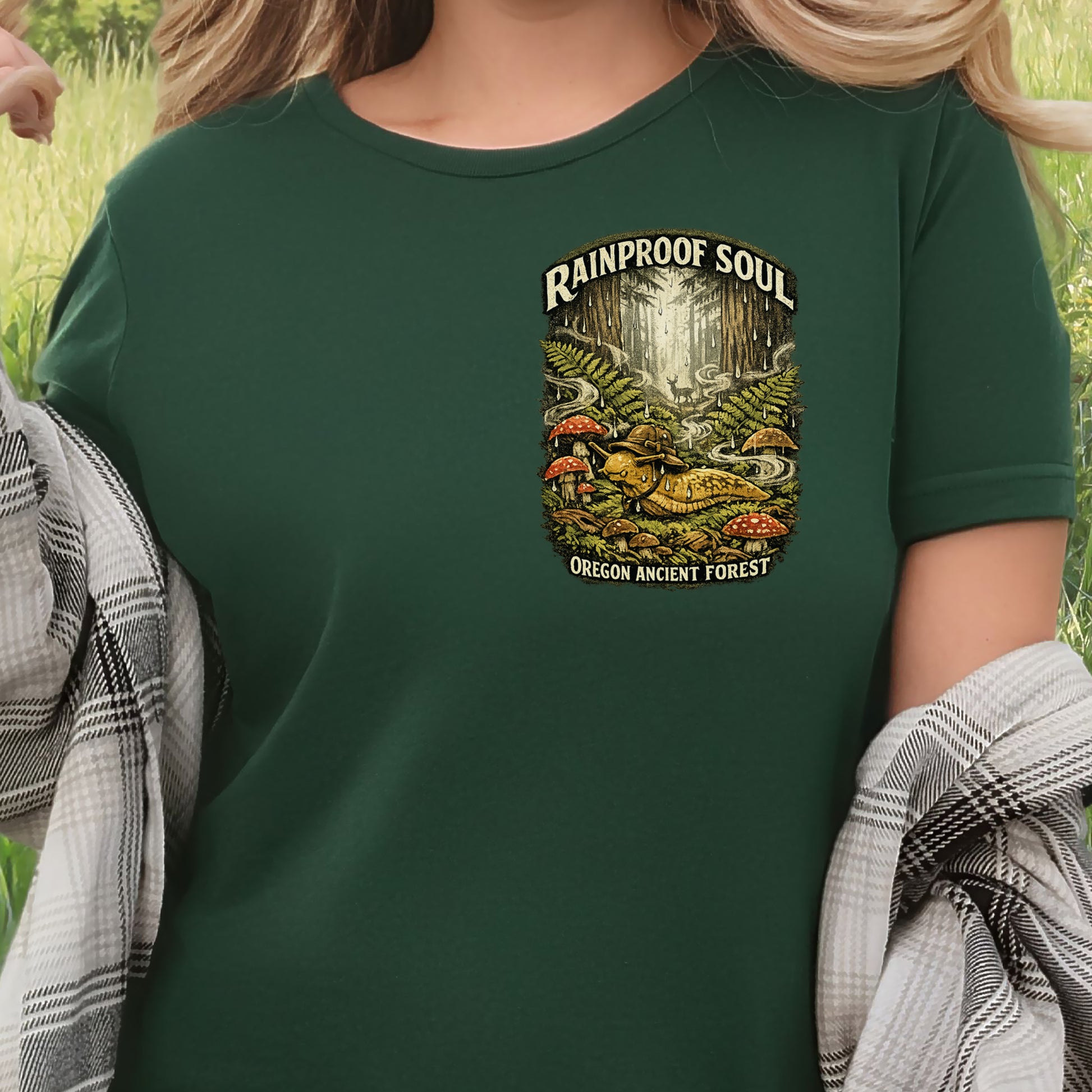 Rainproof Soul Snail Shirt – Oregon Ancient Forest T-Shirt