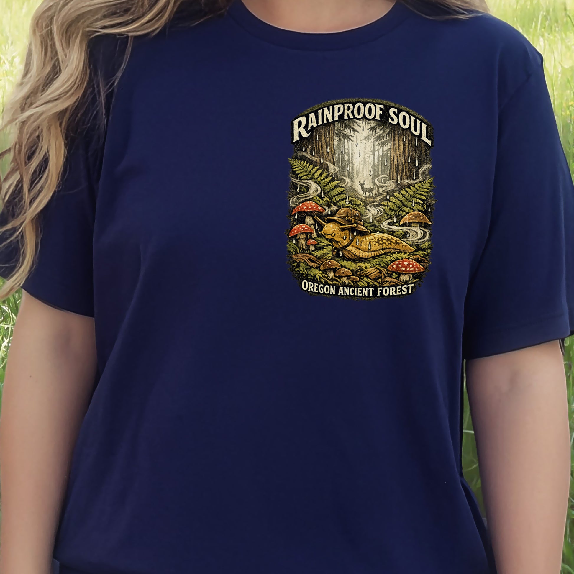 Rainproof Soul Snail Shirt – Oregon Ancient Forest T-Shirt