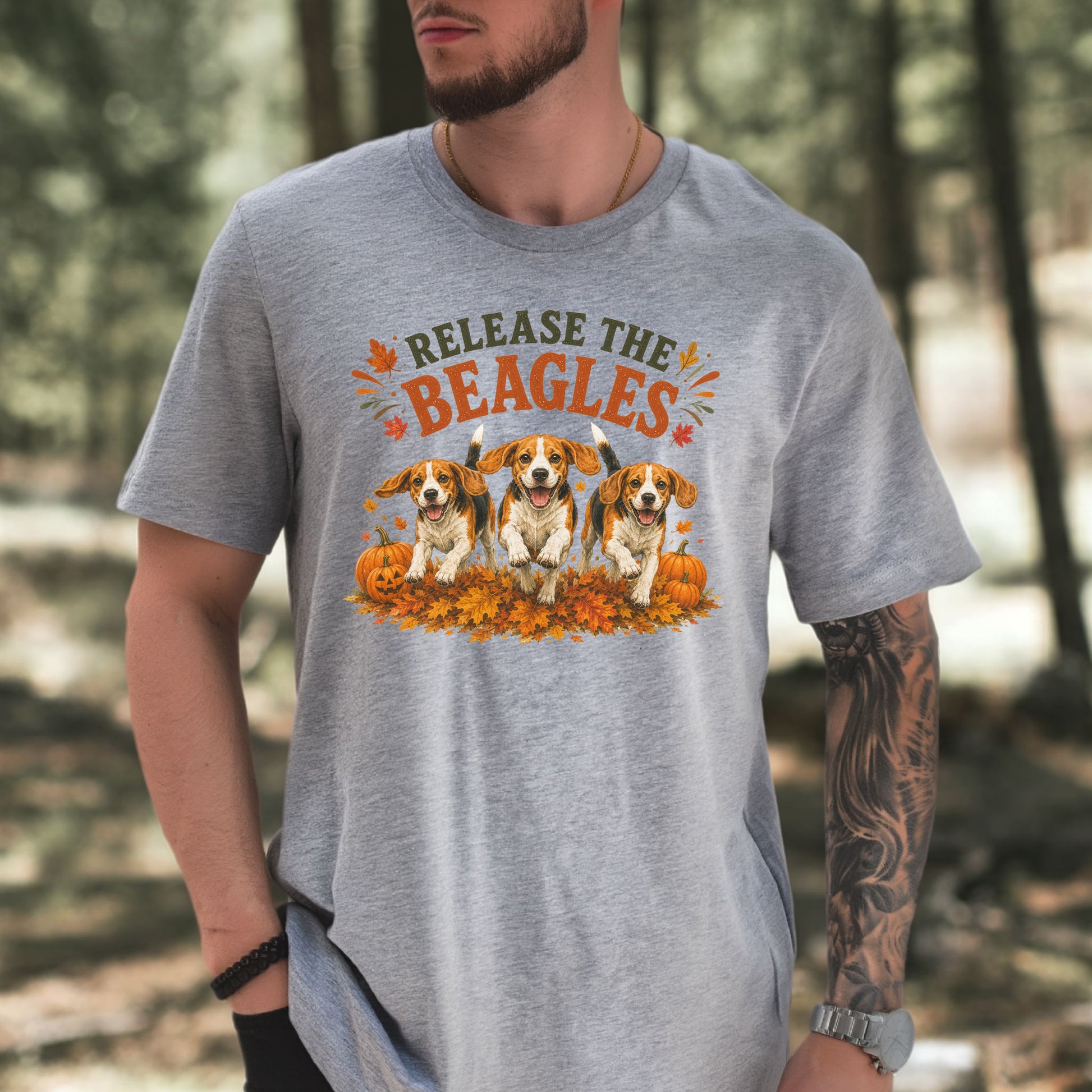 Release the Beagles End Animal Testing Fall Rescue Dog T-Shirt