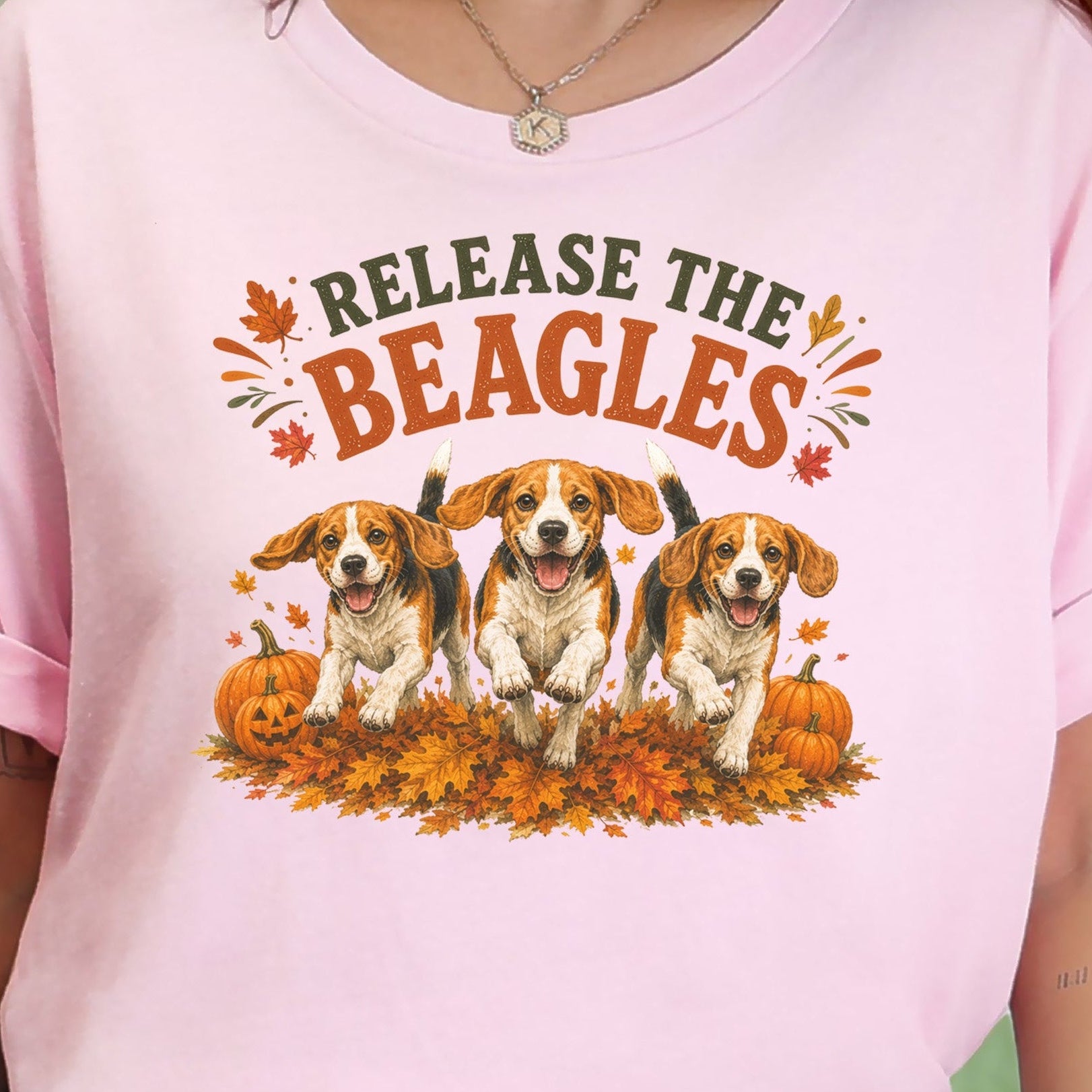 Release the Beagles End Animal Testing Fall Rescue Dog T-Shirt