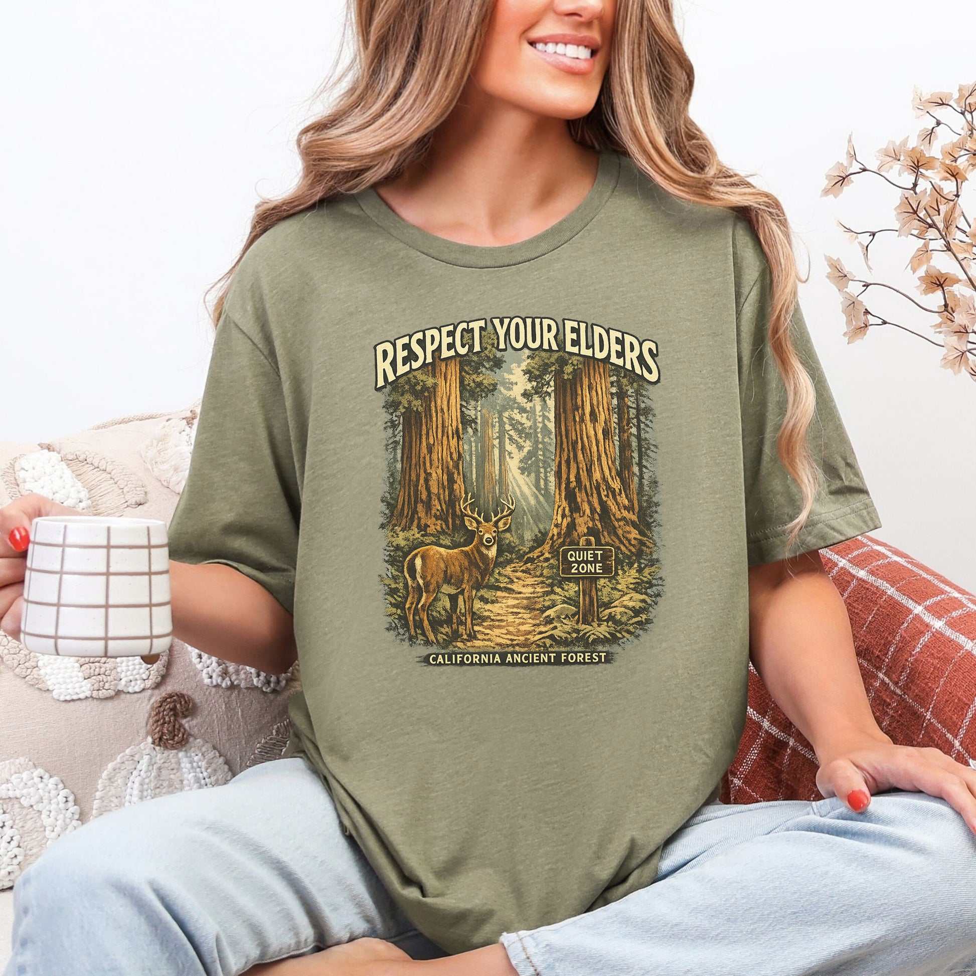 Respect Your Elders Redwood Forest Shirt – California T-Shirt