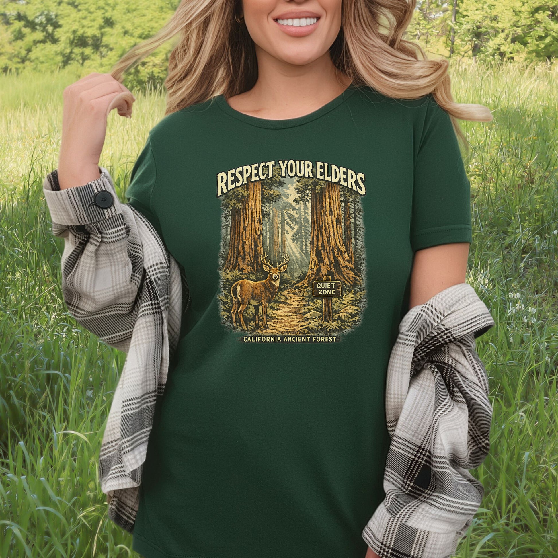 Respect Your Elders Redwood Forest Shirt – California T-Shirt