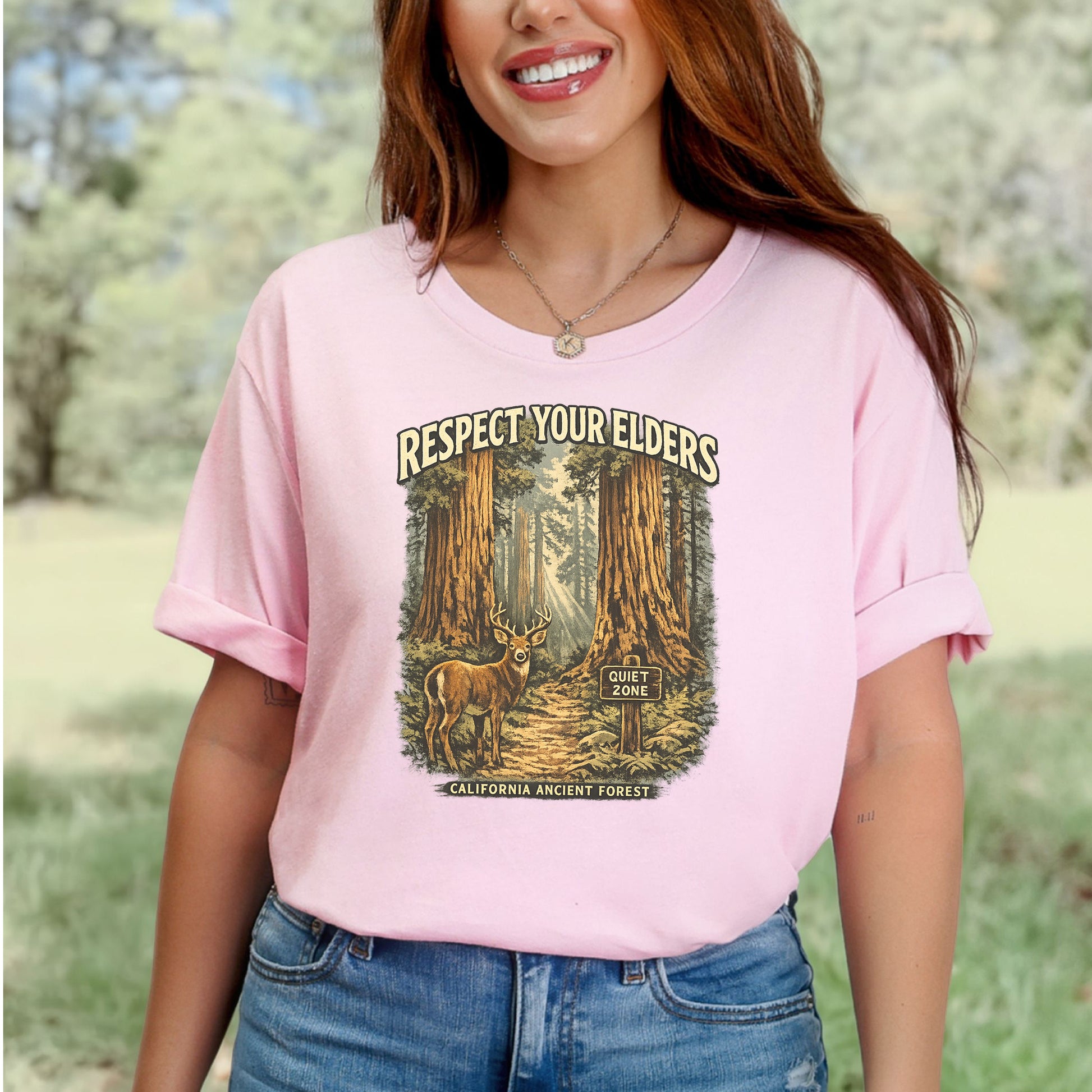 Respect Your Elders Redwood Forest Shirt – California T-Shirt