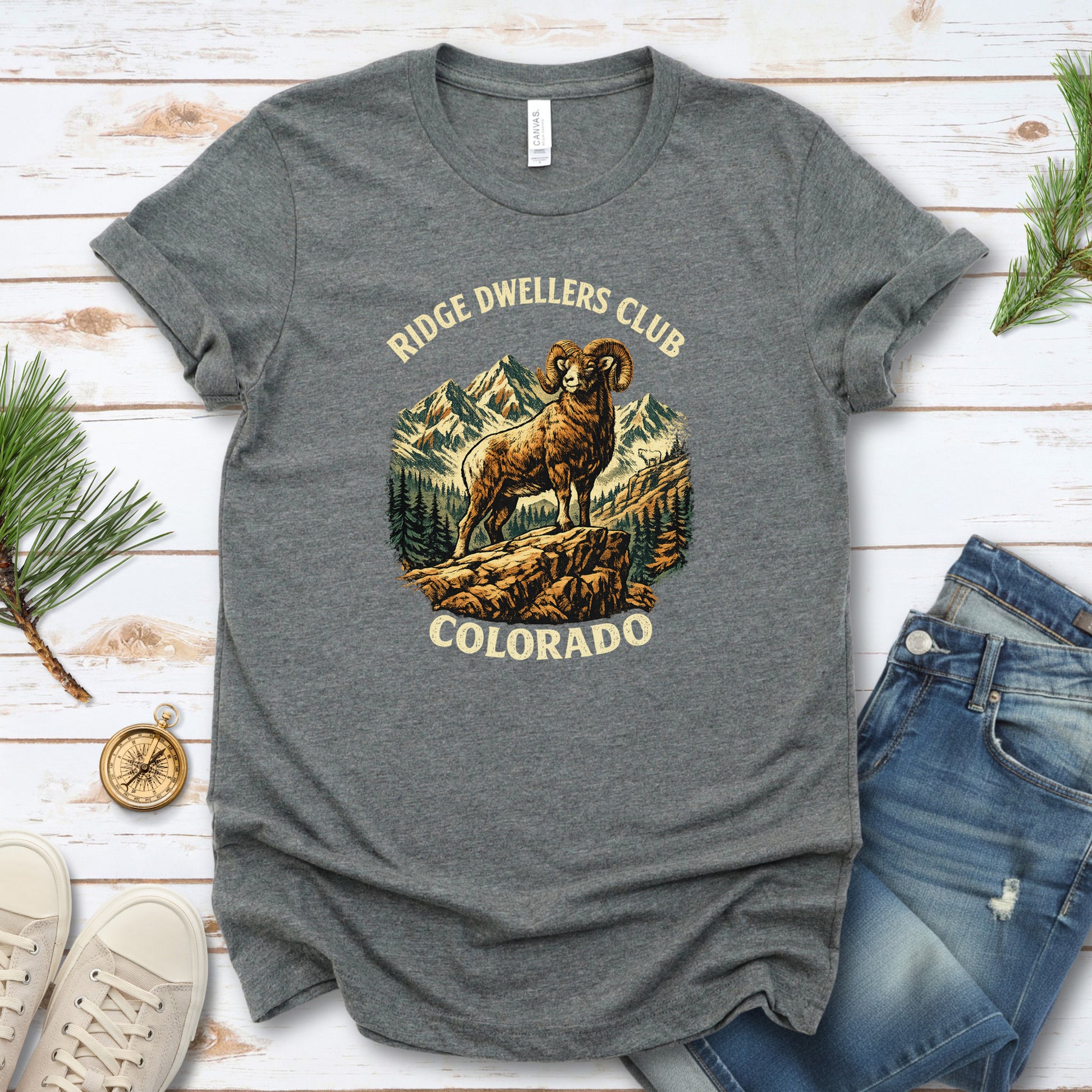 Colorado Bighorn Ram Shirt – Ridge Dwellers Club T-Shirt