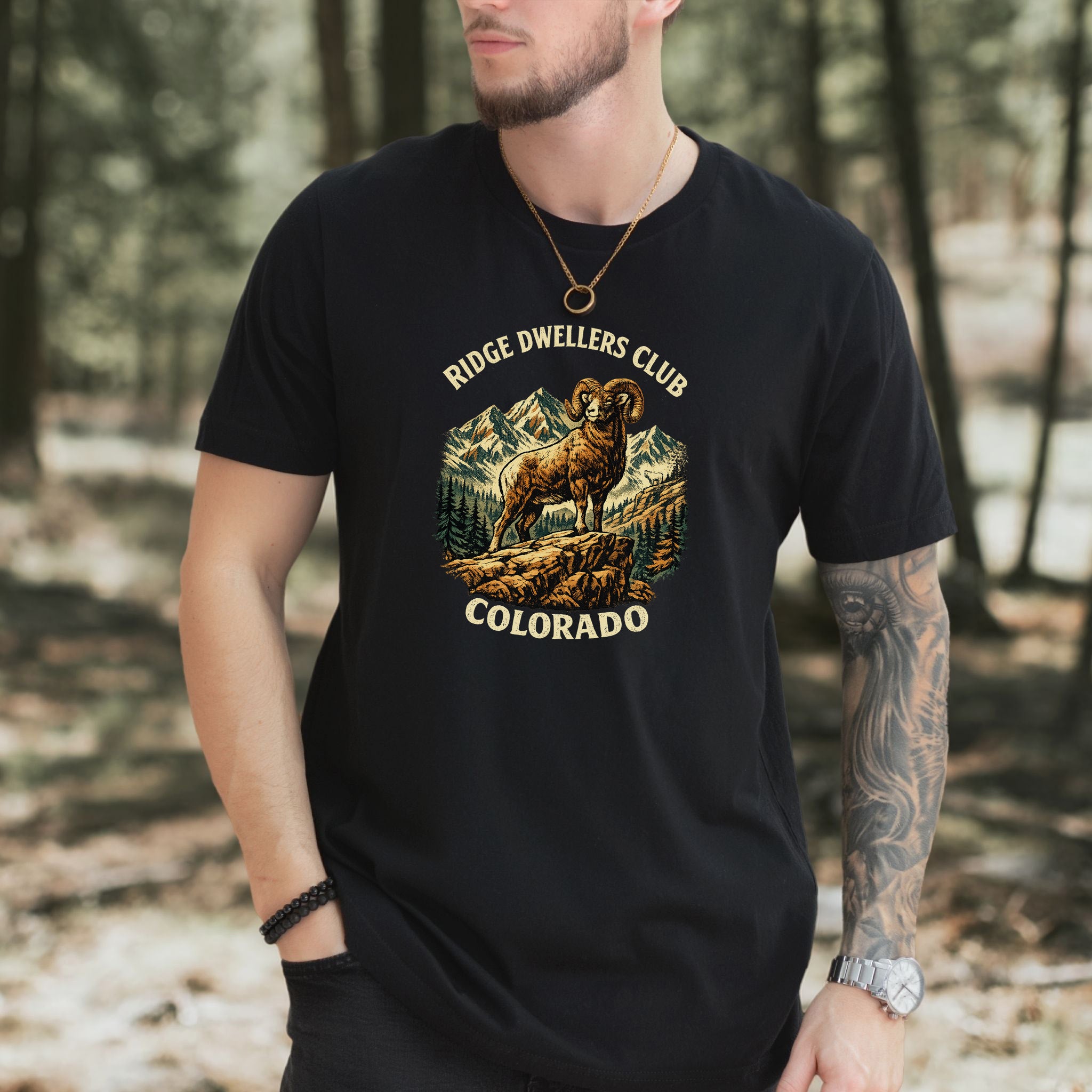 Colorado Bighorn Ram Shirt – Ridge Dwellers Club T-Shirt