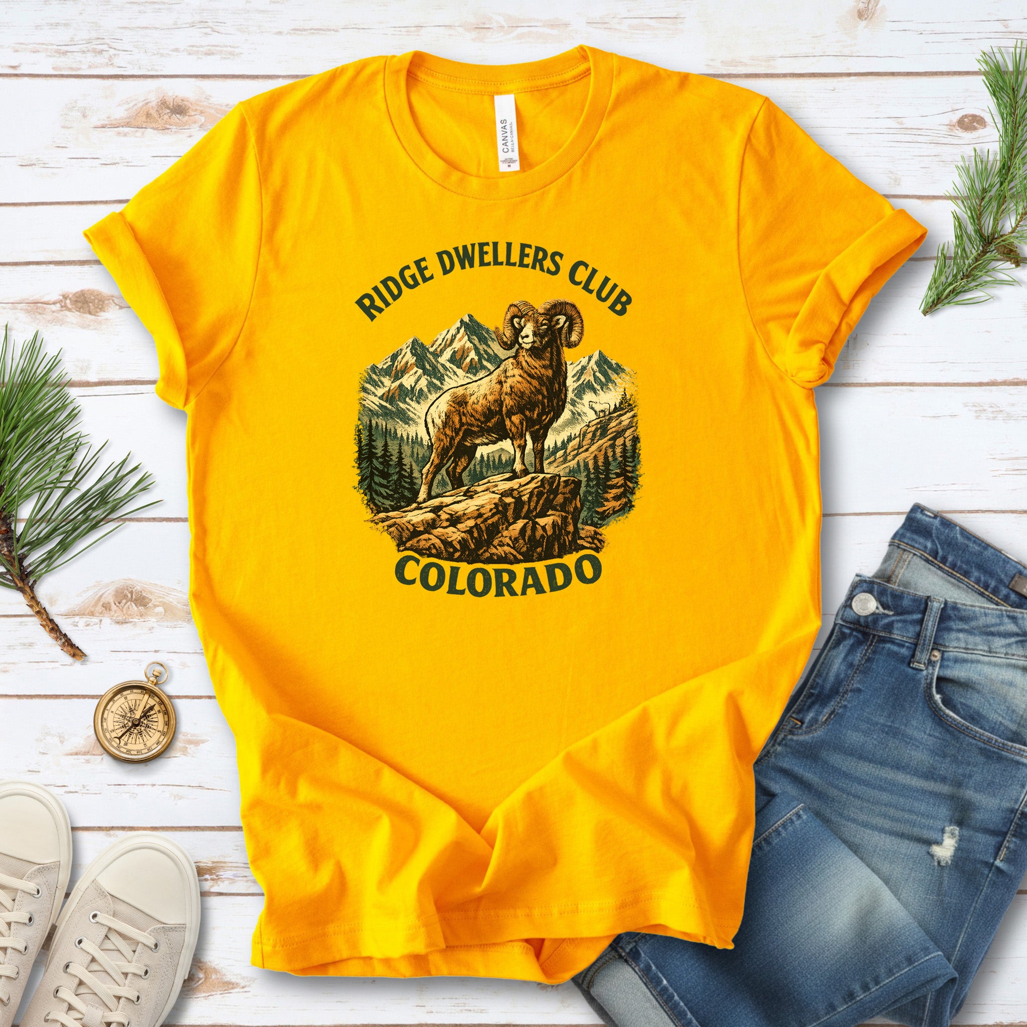 Colorado Bighorn Ram Shirt – Ridge Dwellers Club T-Shirt