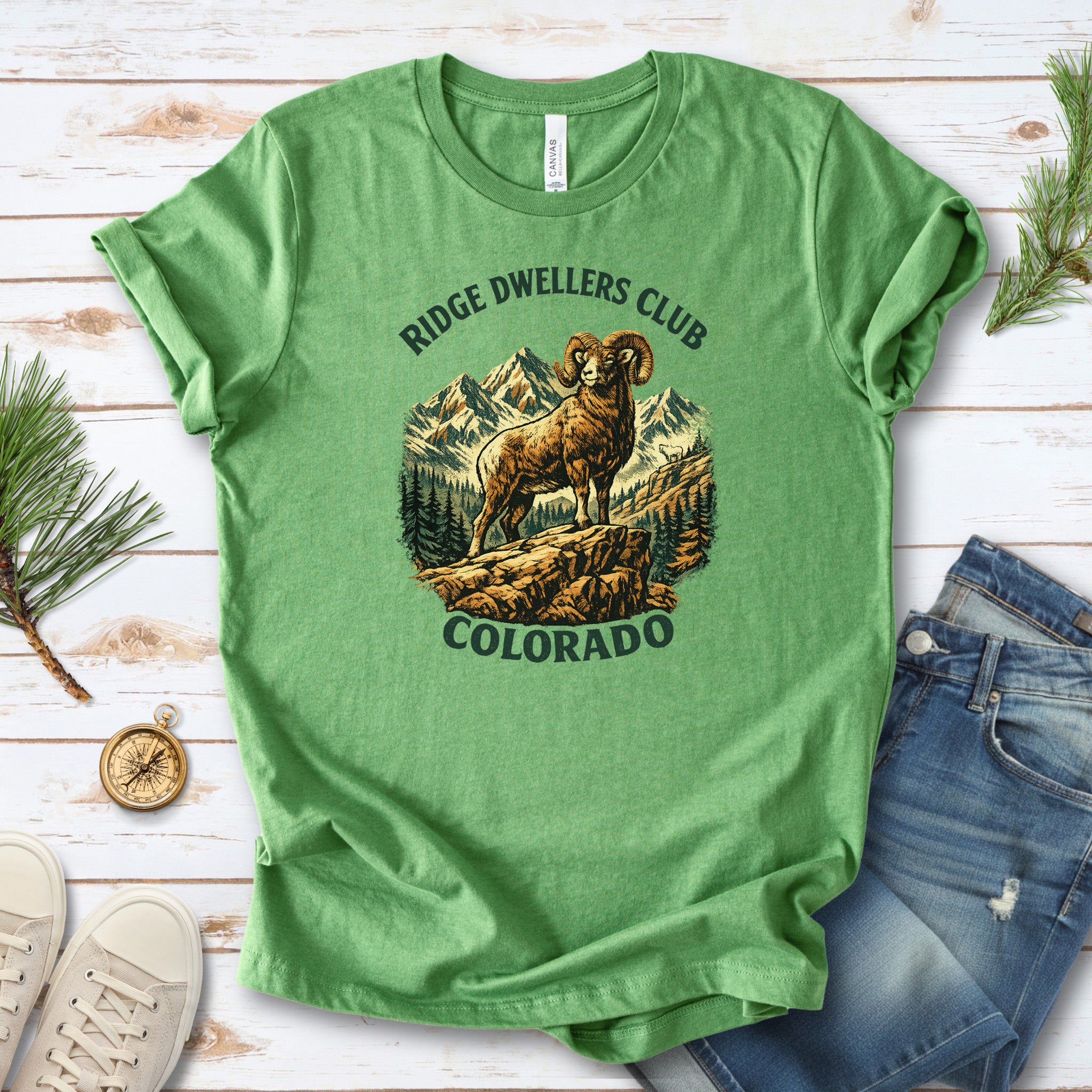 Colorado Bighorn Ram Shirt – Ridge Dwellers Club T-Shirt