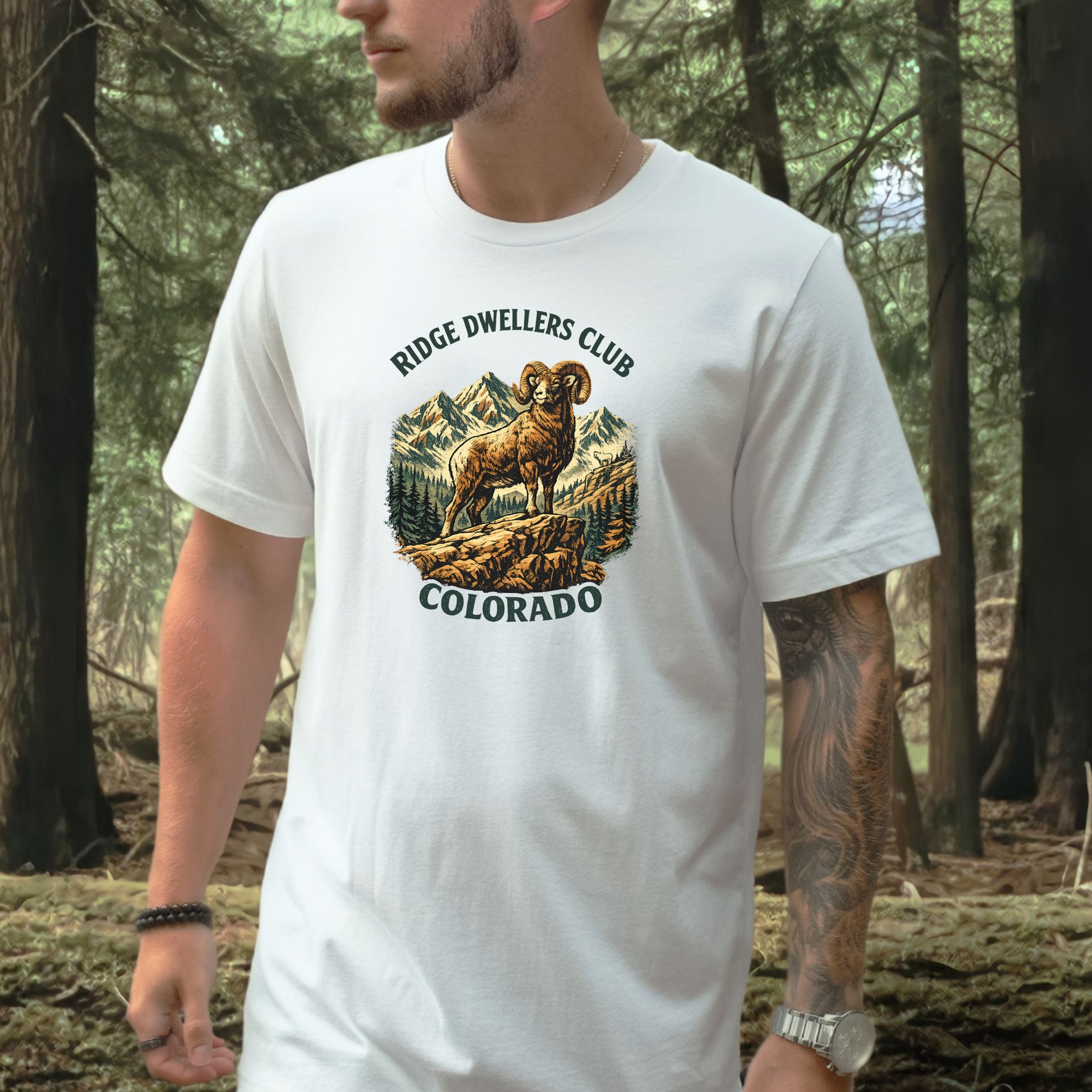 Colorado Bighorn Ram Shirt – Ridge Dwellers Club T-Shirt
