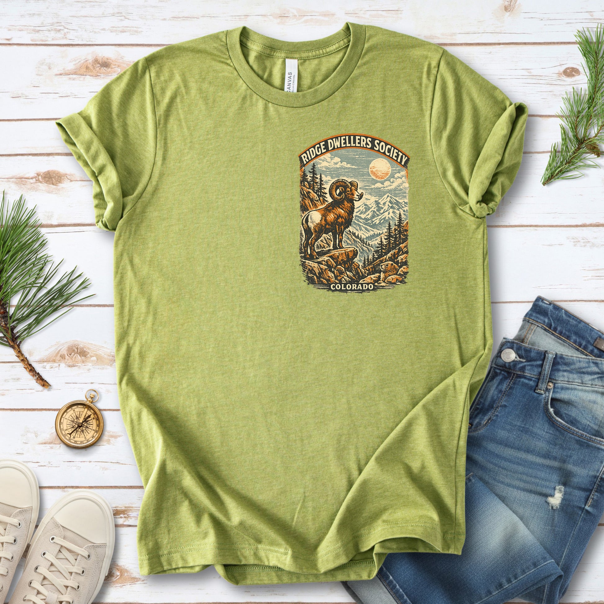 Colorado Bighorn Ram Shirt – Ridge Dwellers Society T-Shirt