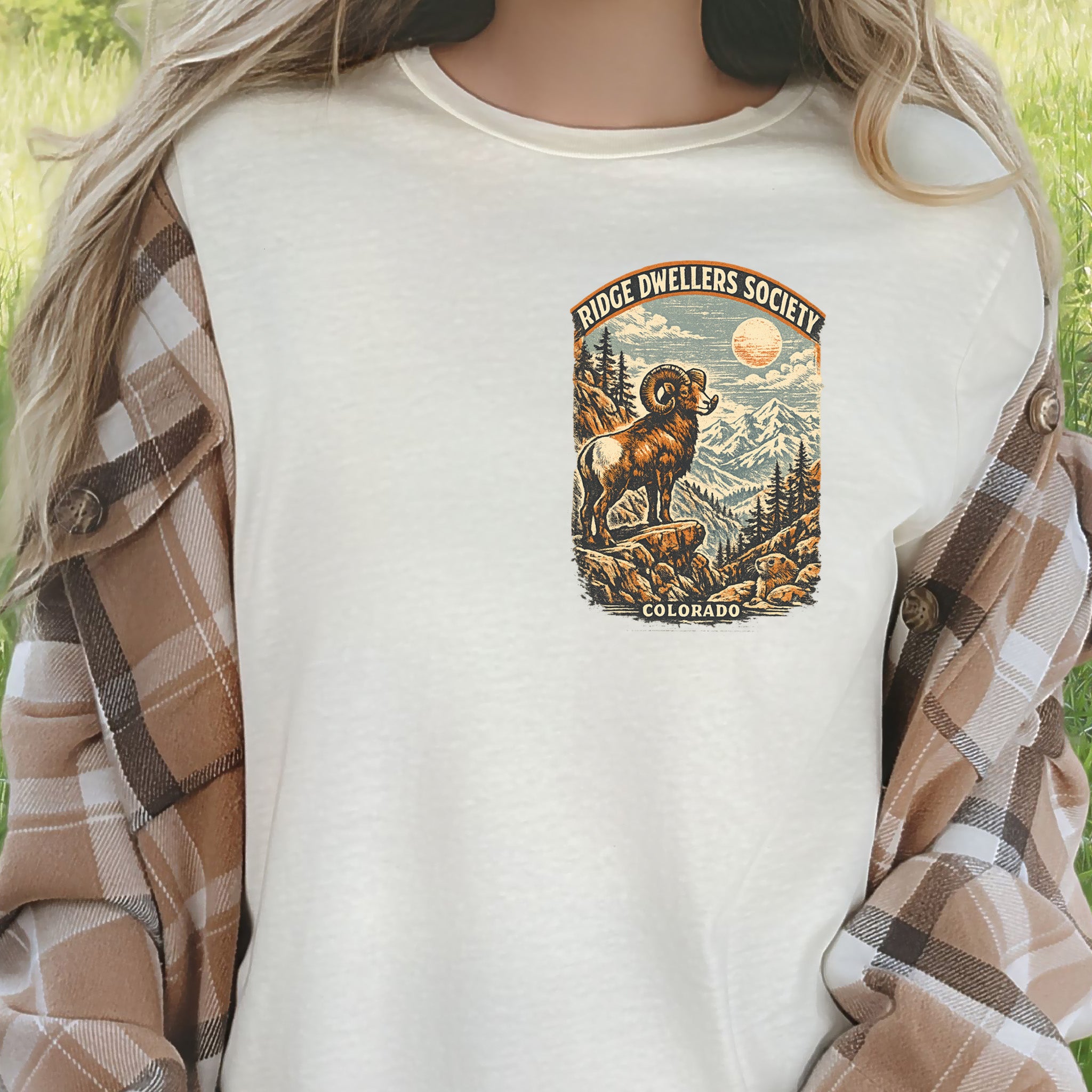 Colorado Bighorn Ram Shirt – Ridge Dwellers Society T-Shirt