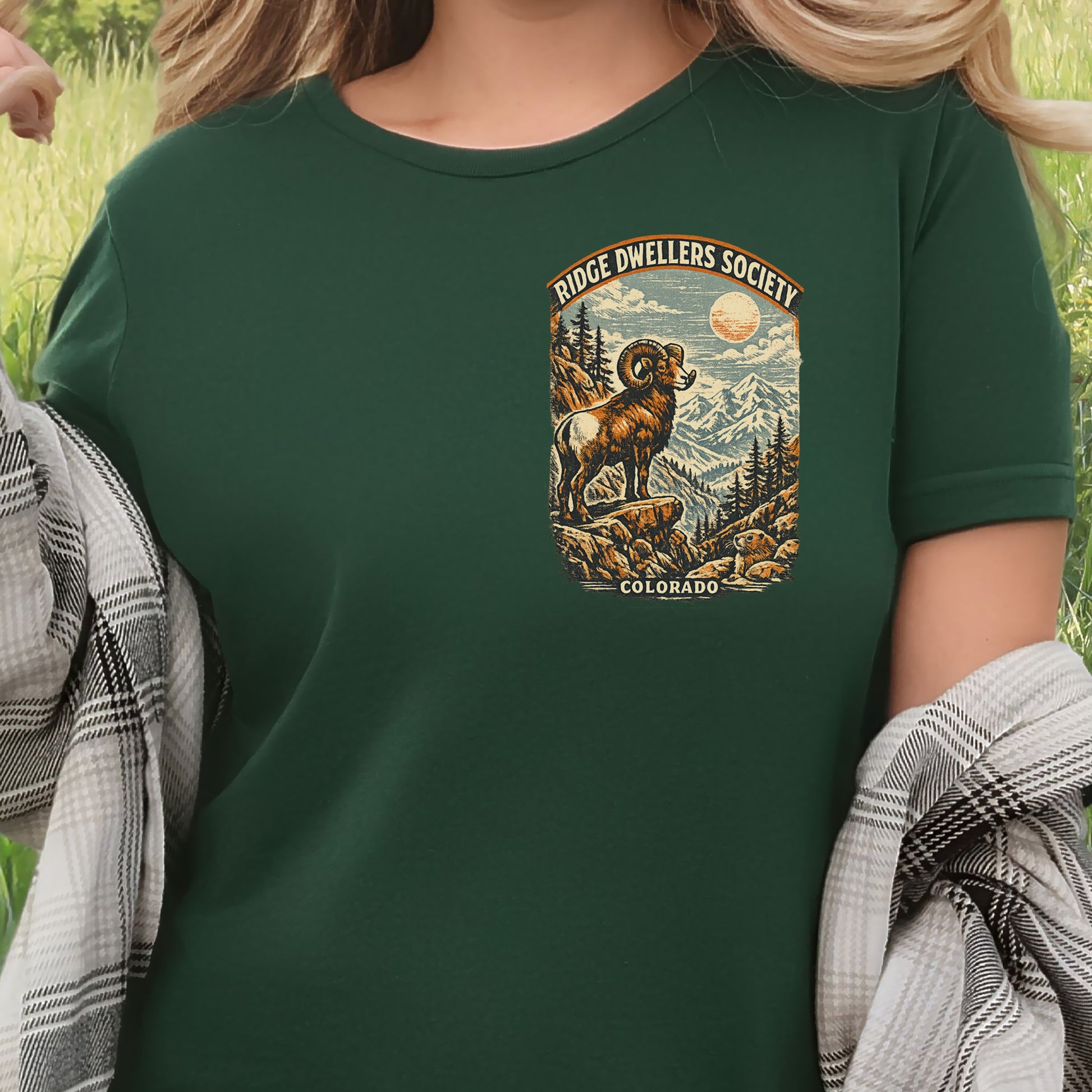 Colorado Bighorn Ram Shirt – Ridge Dwellers Society T-Shirt