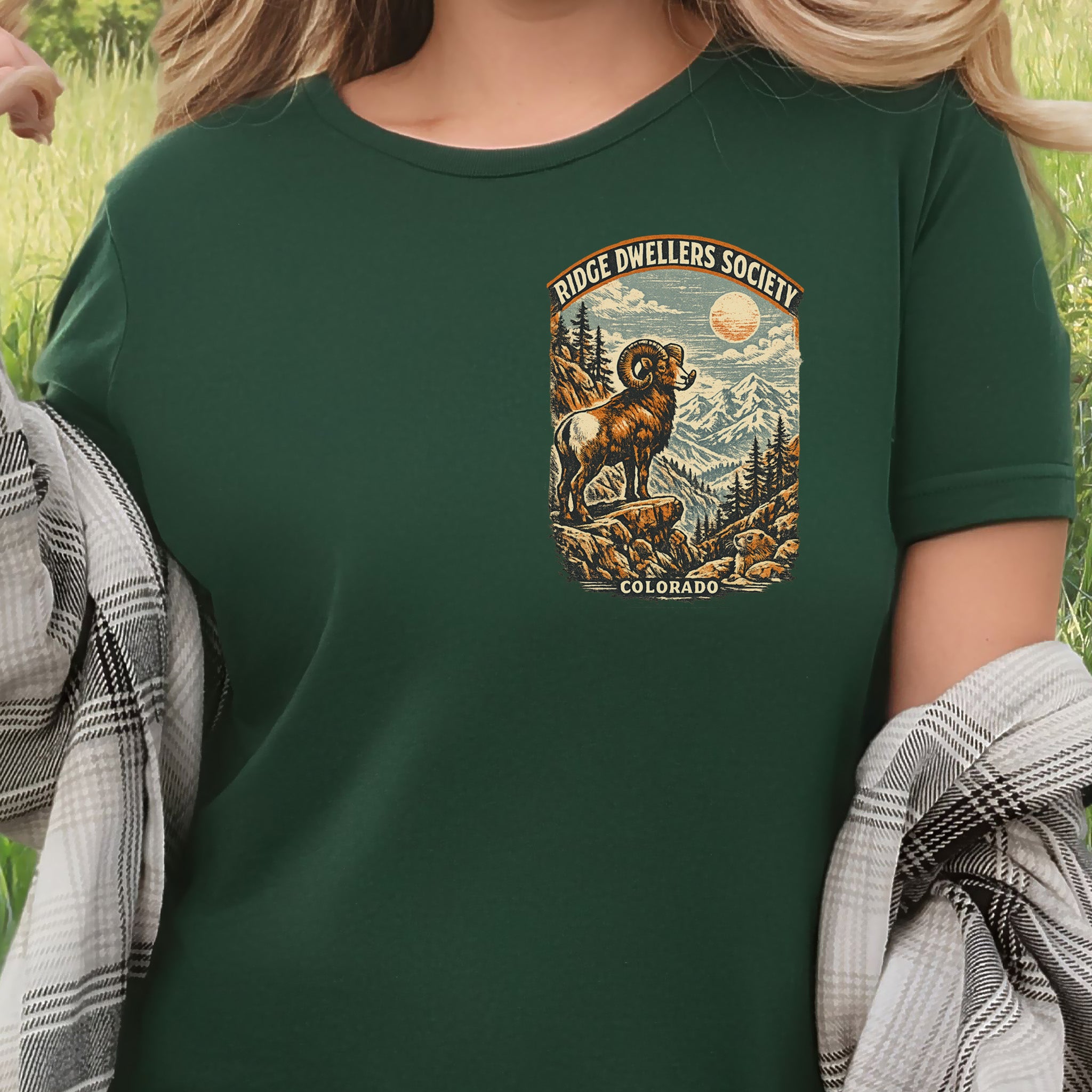 Colorado Bighorn Ram Shirt – Ridge Dwellers Society T-Shirt