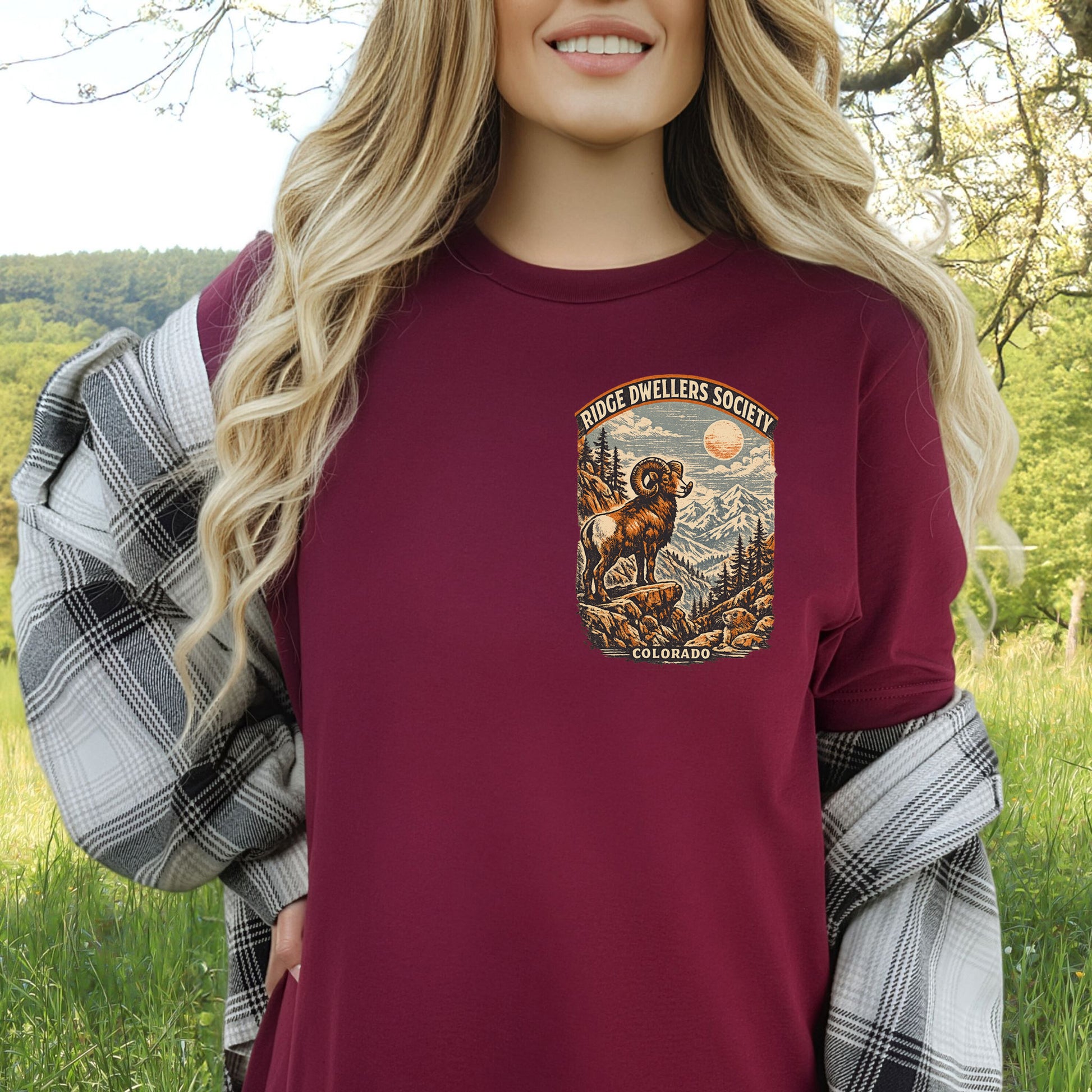 Colorado Bighorn Ram Shirt – Ridge Dwellers Society T-Shirt