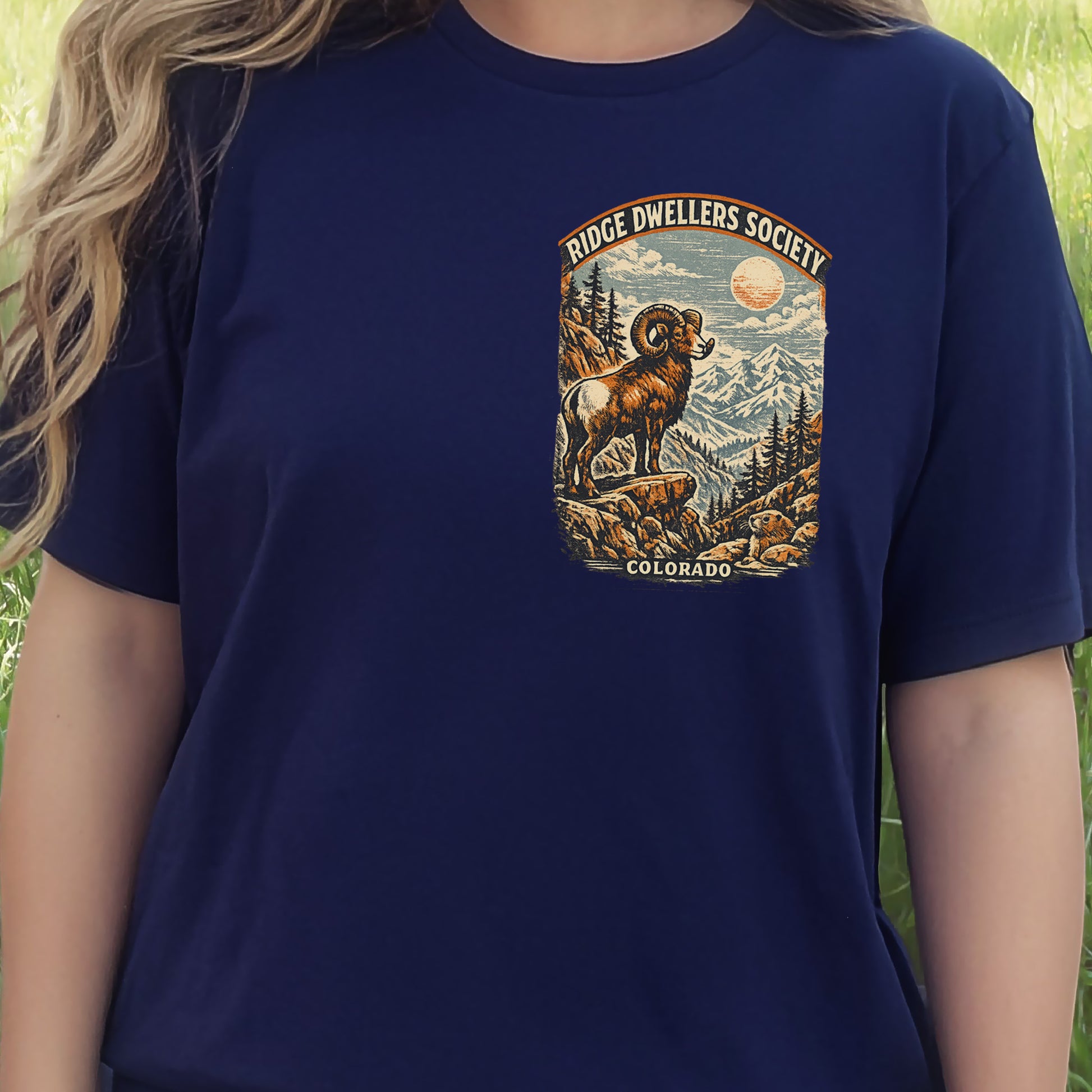 Colorado Bighorn Ram Shirt – Ridge Dwellers Society T-Shirt