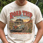 Road Trip The Wild Desert Is Calling You Comfort Colors Shirt – Retro Desert Van Tee