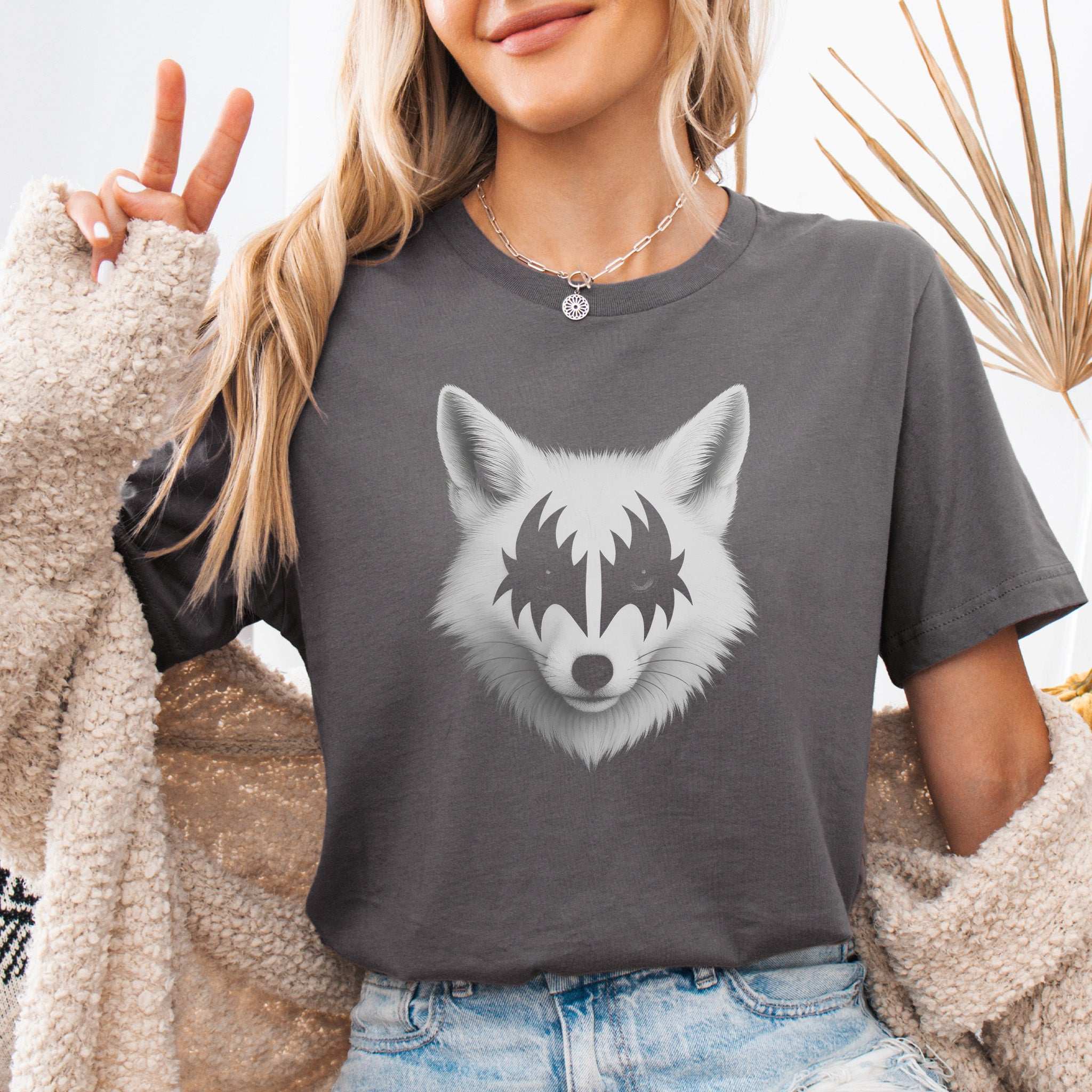 Rock’n’Fox T-Shirt – Gothic Metal Forest Vibes Tee