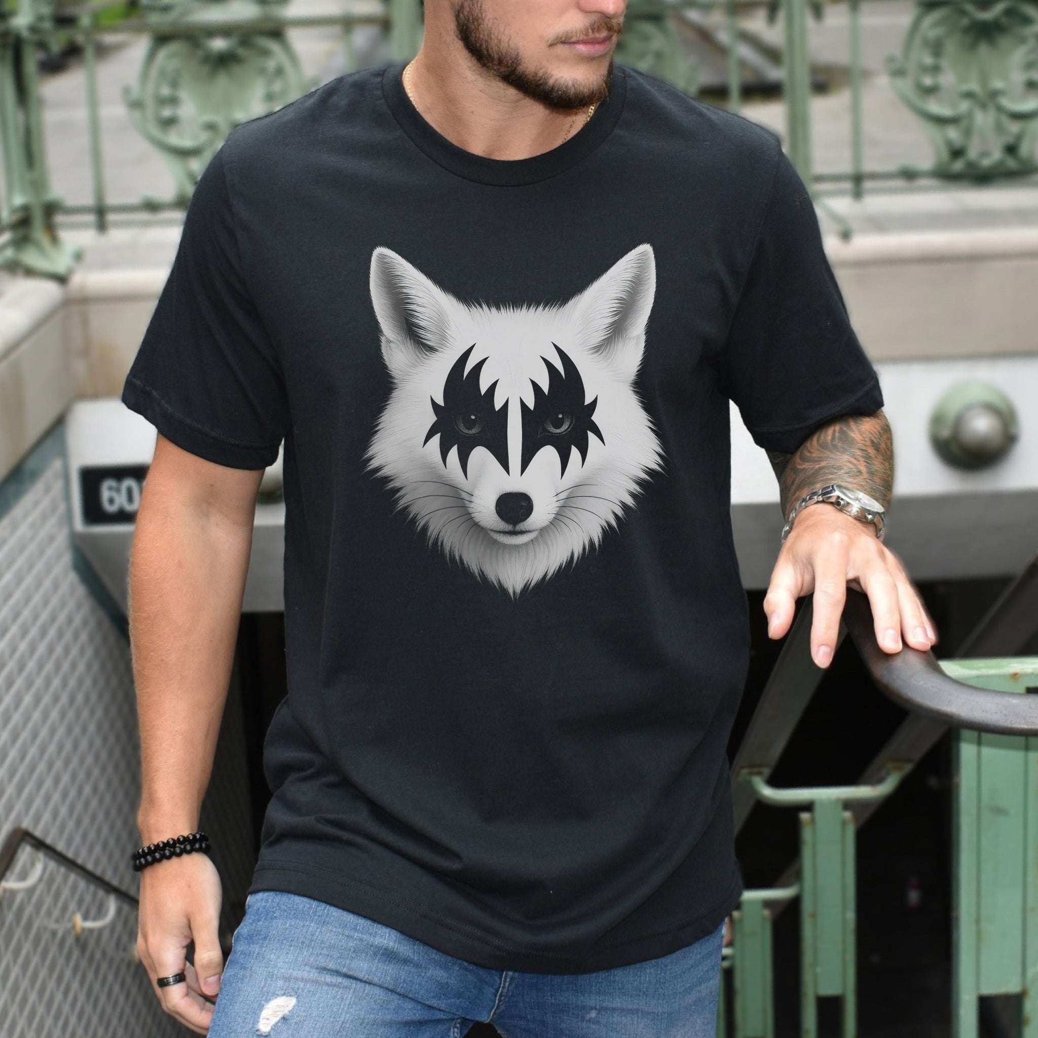 Rock’n’Fox T-Shirt – Gothic Metal Forest Vibes Tee