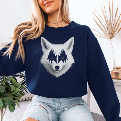 Rock’n’Fox Sweatshirt – Gothic Metal Forest Vibes Power Look