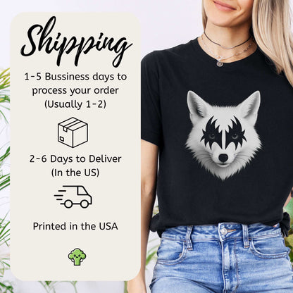 Rock’n’Fox T-Shirt – Gothic Metal Forest Vibes Tee