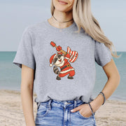 Rockin’ Santa Raccoon T-Shirt – Funny Guitar Lover Christmas Tee