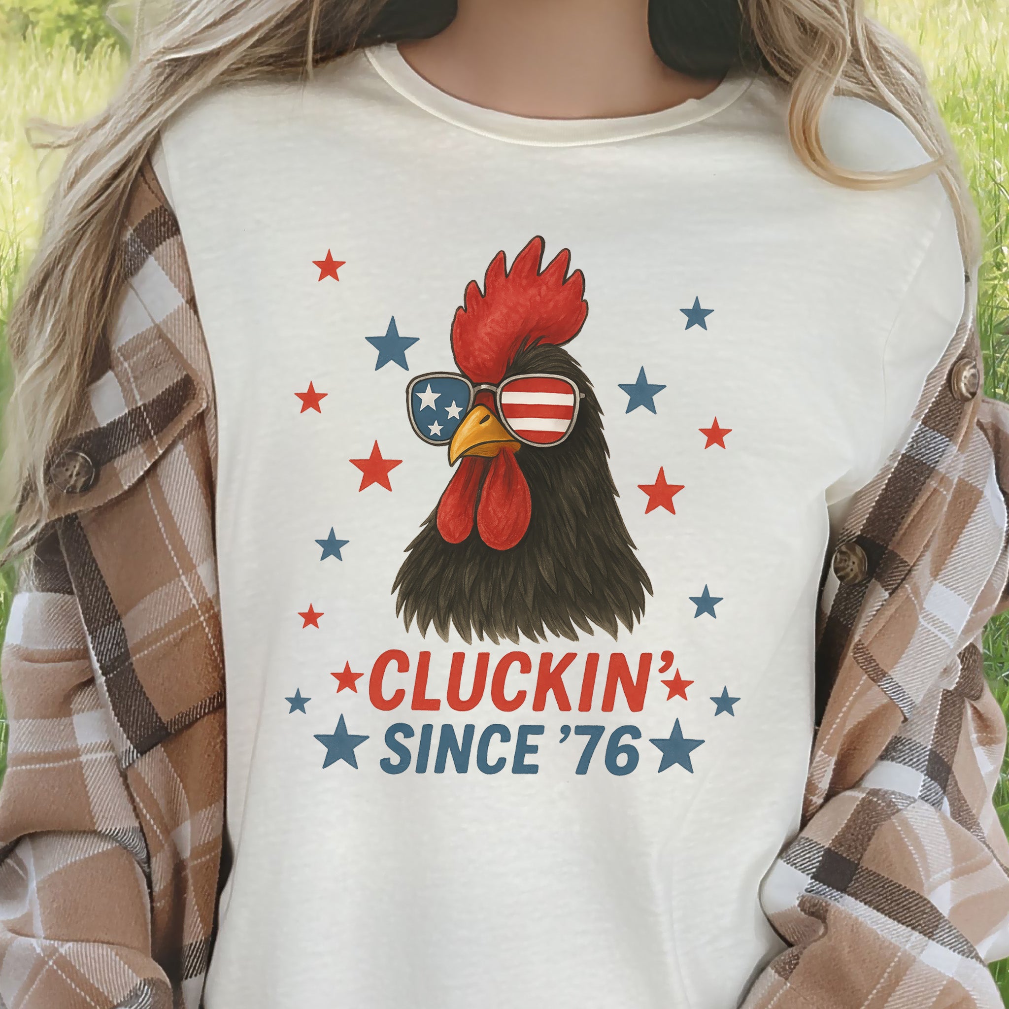 Cool Rooster 4th of July T-Shirt – USA Patriotic Tee