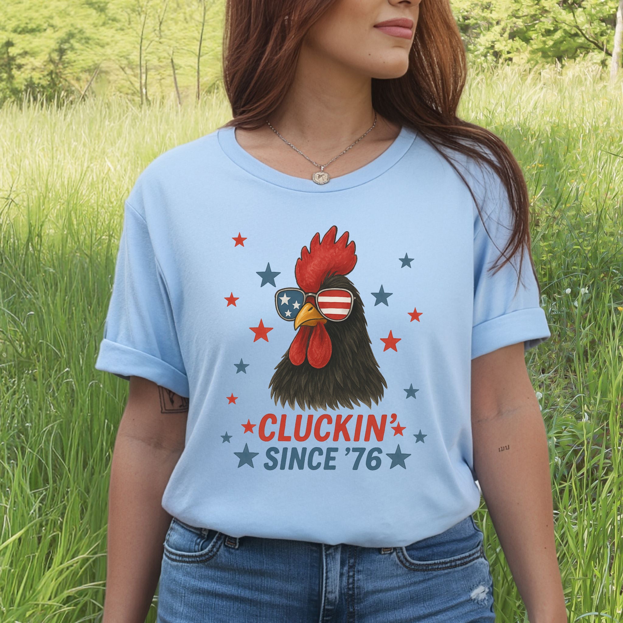 Cool Rooster 4th of July T-Shirt – USA Patriotic Tee