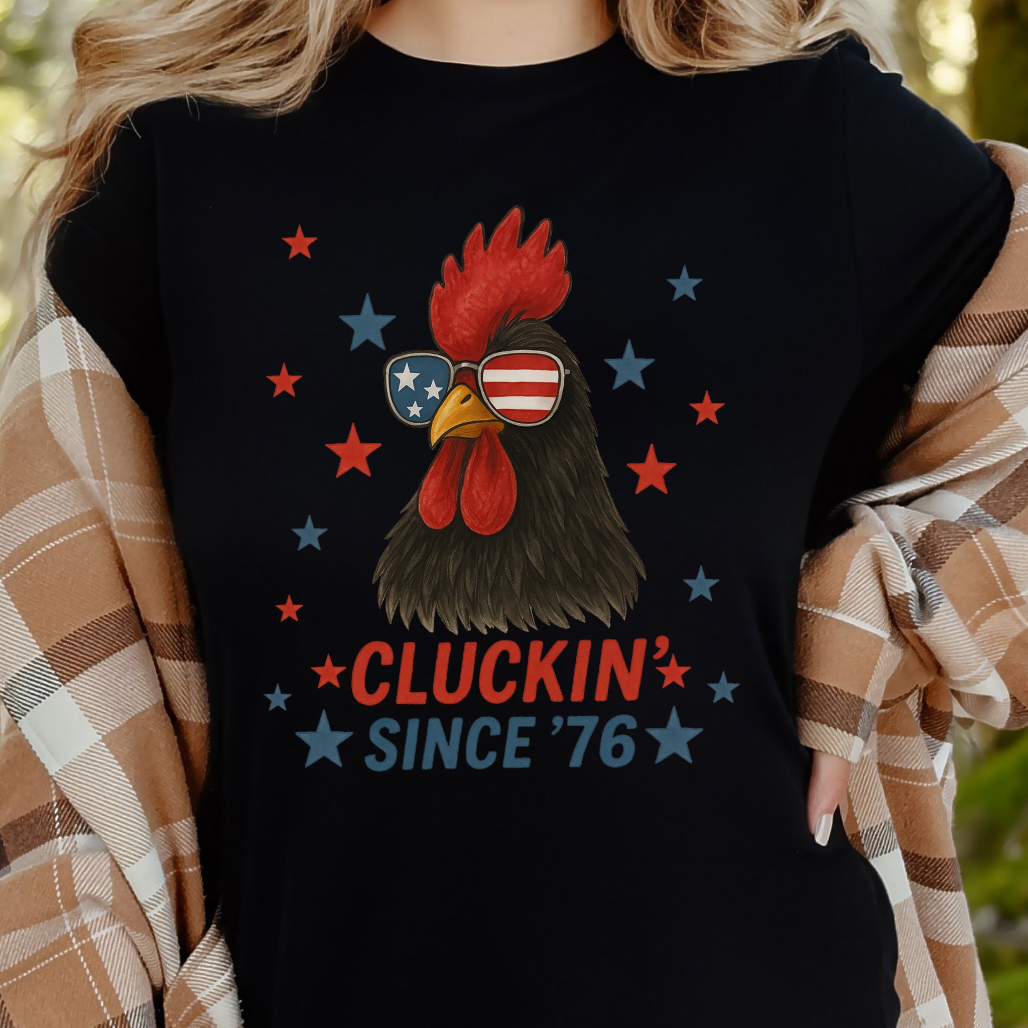 Cool Rooster 4th of July T-Shirt – USA Patriotic Tee
