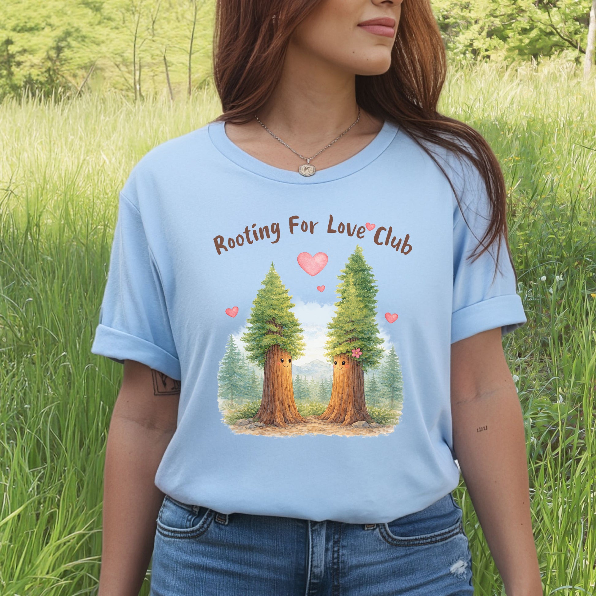 Rooting For Love Club – Cute Tree Couple Botanical Shirt