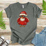 Santa Turkey T-Shirt – Funny Holiday Bird Christmas Tee
