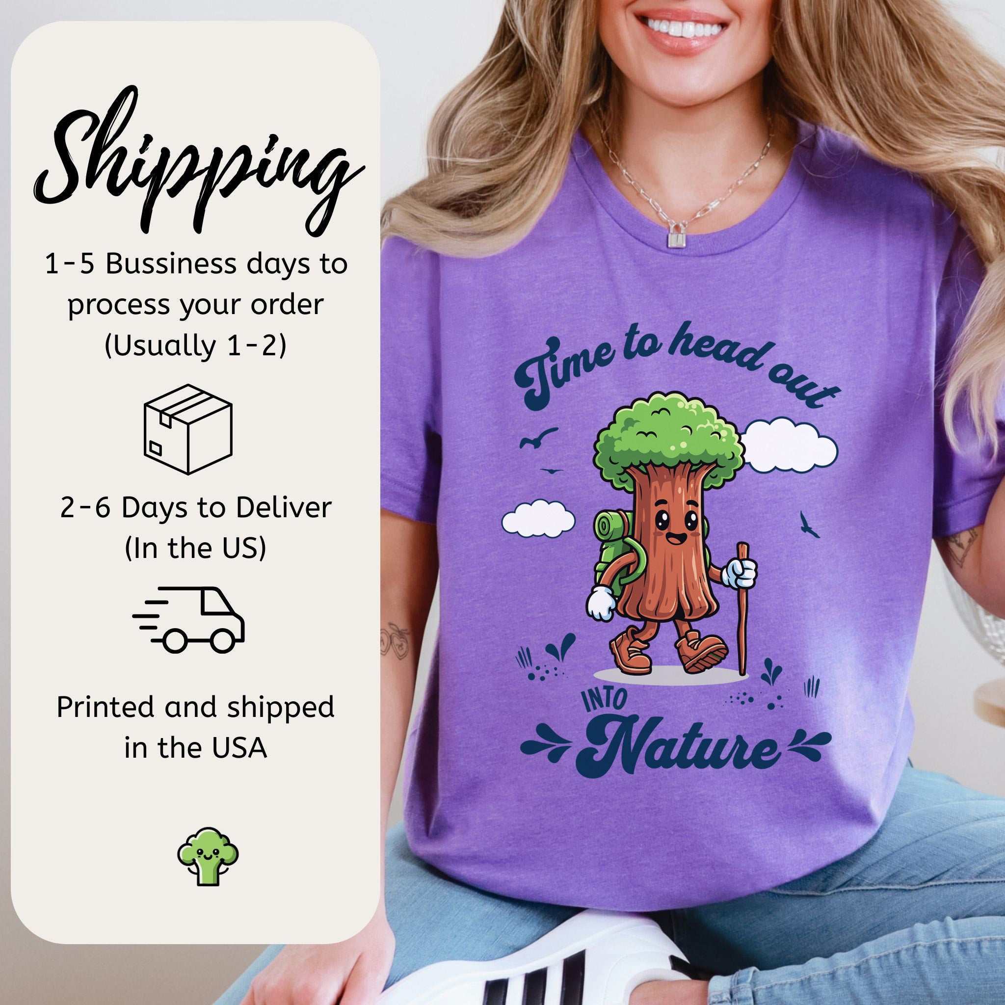 Sequoia Nature Hiker T-Shirt – Cute Tree Explorer Adventure Tee