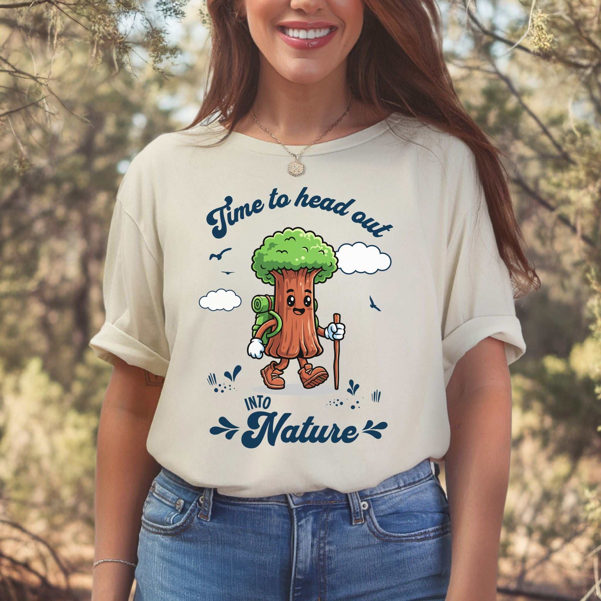 Sequoia Nature Hiker T-Shirt – Cute Tree Explorer Adventure Tee