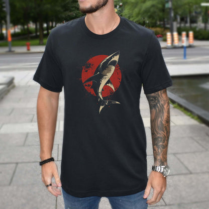 Shark T-Shirt – Japanese Style Ocean Graphic Tee