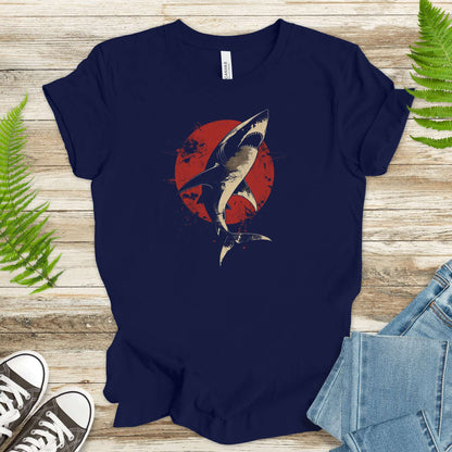 Shark T-Shirt – Japanese Style Ocean Graphic Tee