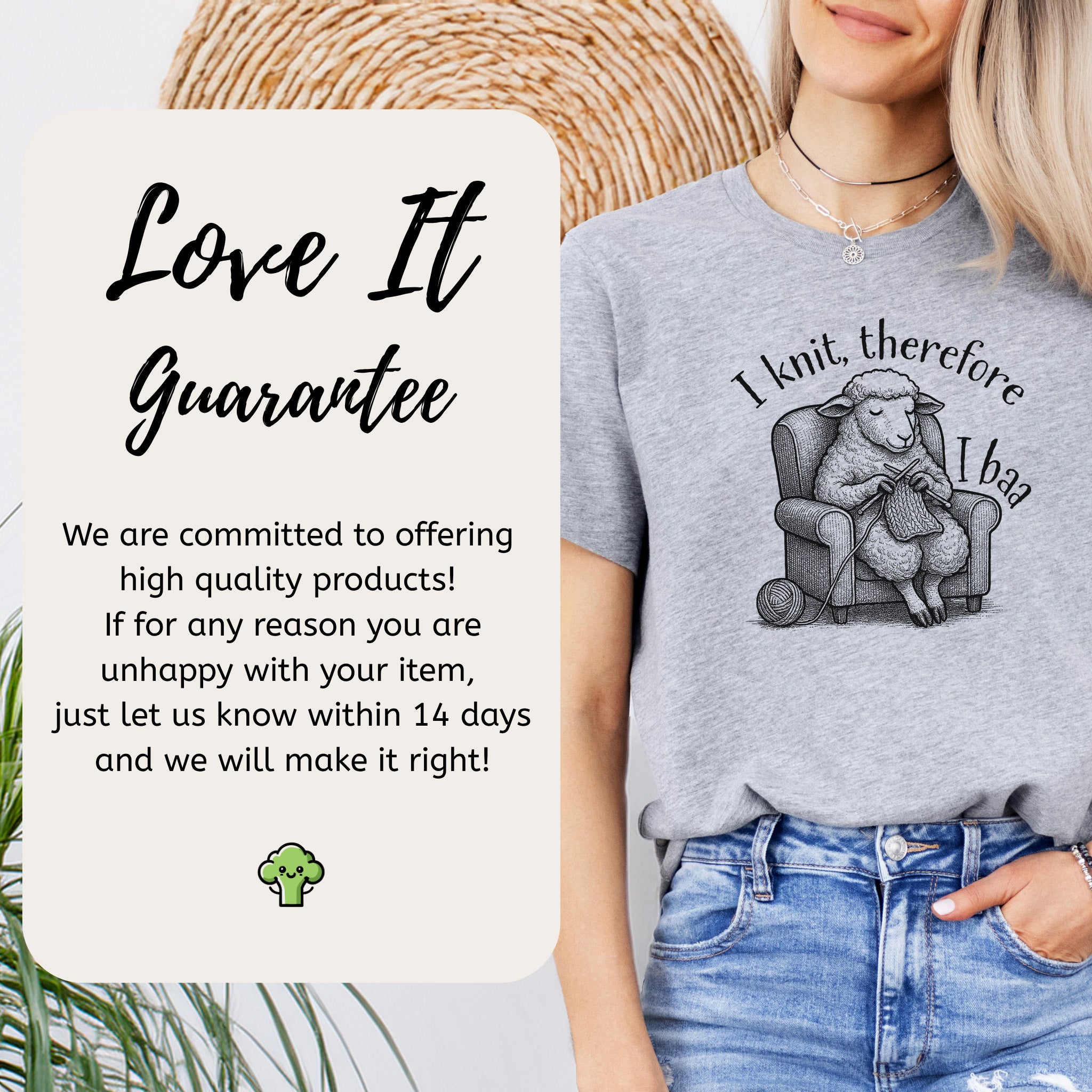 Knitting Sheep Philosophy T-Shirt – Funny Knitter Gift for Animal Lovers