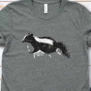 Watercolor Skunk T-Shirt – Cute & Quirky Forest Animal Lover Tee