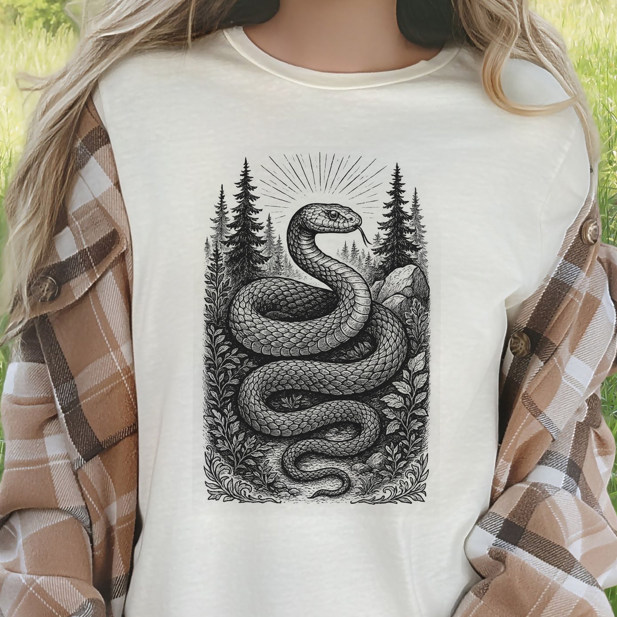Serpent Wisdom – Snake Spirit Animal T-Shirt