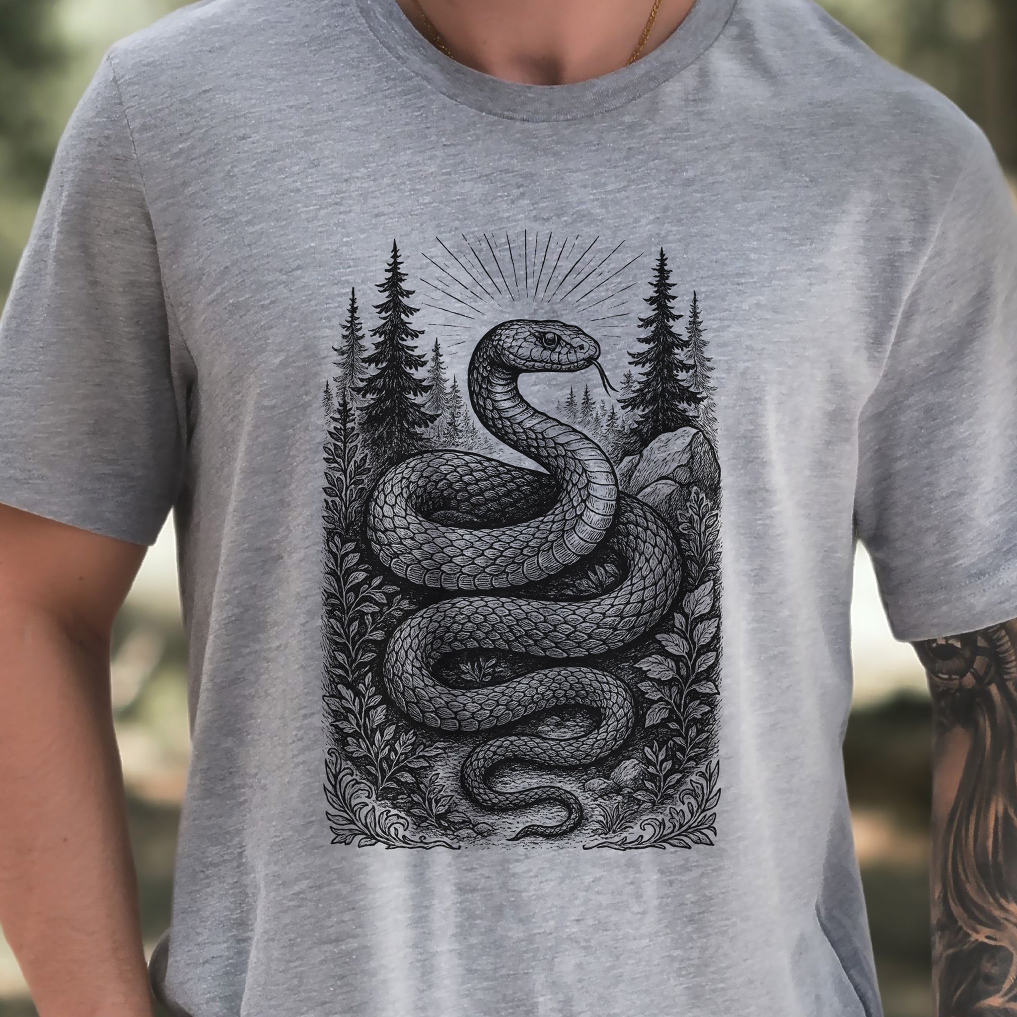 Serpent Wisdom – Snake Spirit Animal T-Shirt